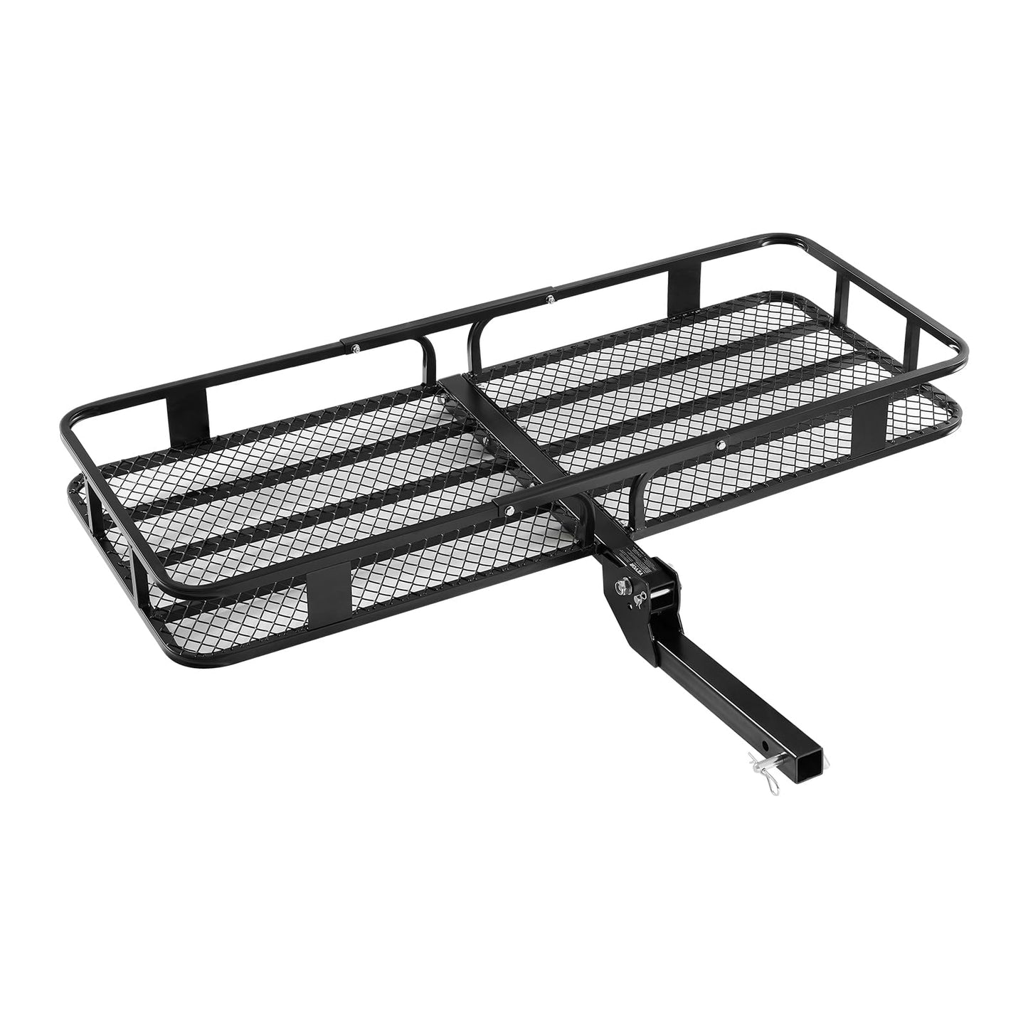 VEVOR 60 x 24 x 6 in Folding Hitch Cargo Carrier 500lbs Capacity