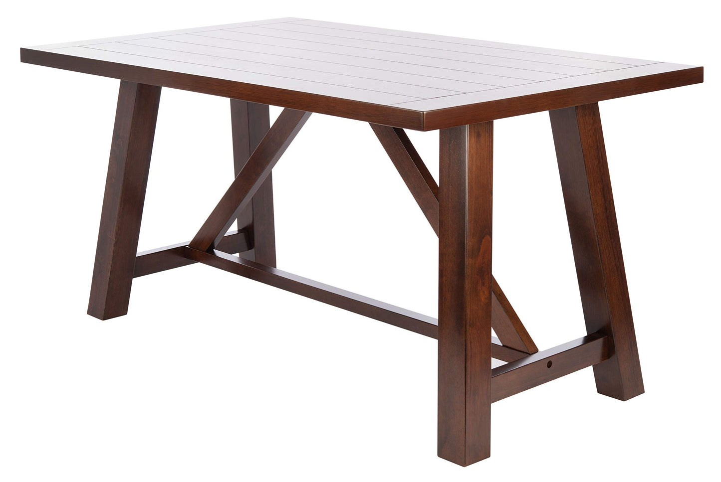 SAFAVIEH Home Collection Ainslee Brown Rectangle Dining Table