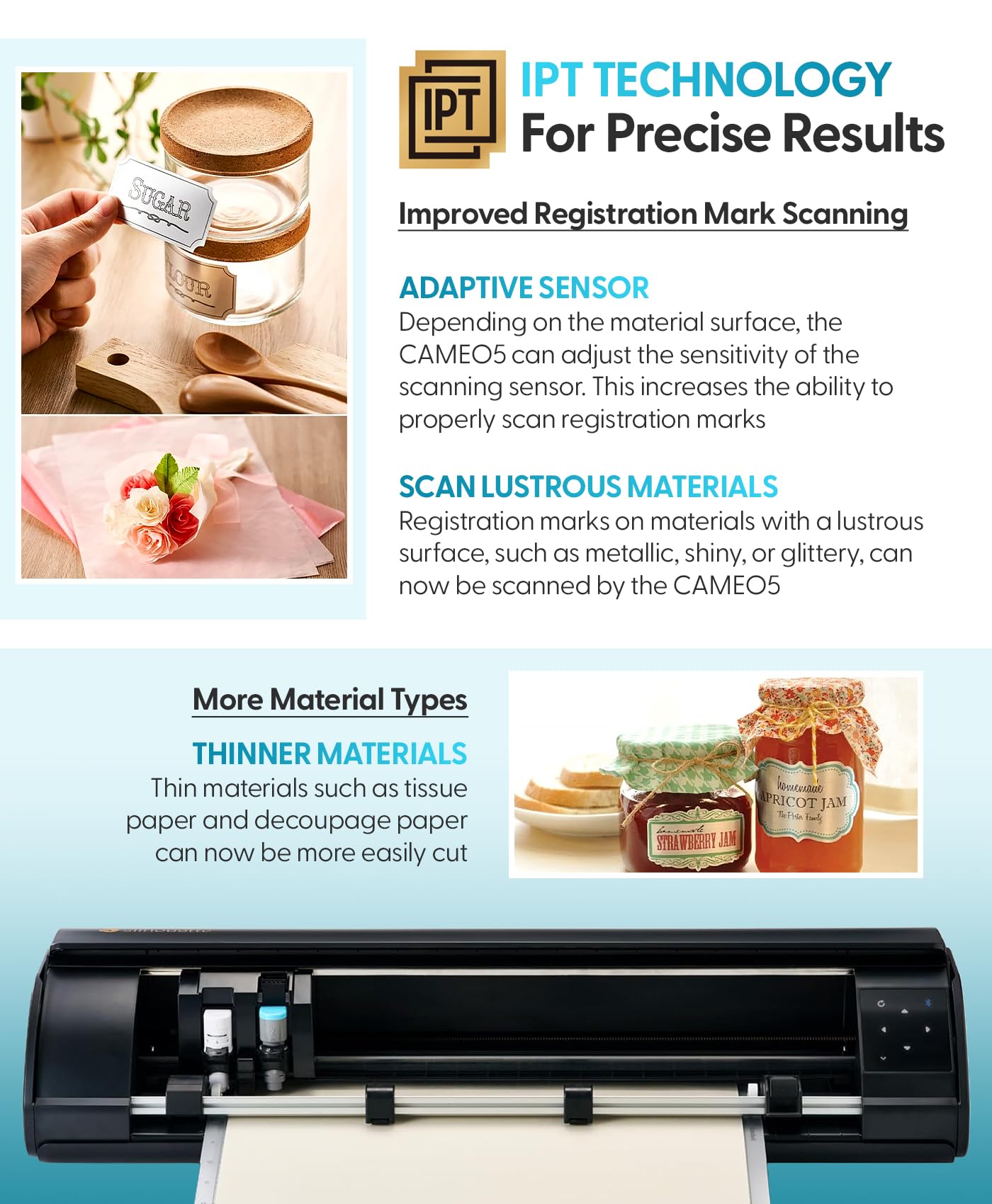 Silhouette Cameo 5 Alpha Plus - 15" Craft & Vinyl Cutter Machine with Automatic Blade, Fast Sketch Mode & 4-Point Registration - Includes Studio Software & 100 Designs, 1-Month Subscription - Black