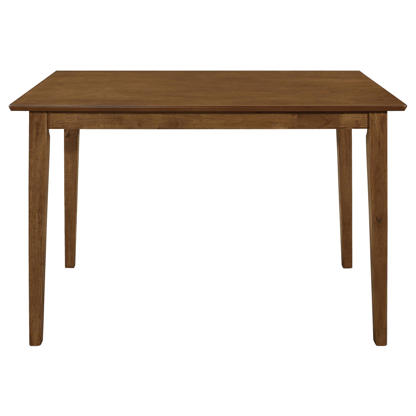Coaster Home Furnishings - Robles - Wood - 5-Piece Rectangular Dining Table Set - Transitional Style with Vertical Slat Back Chairs and Fabric Cushioned Seat – Dining Room – Chestnut - 150430
