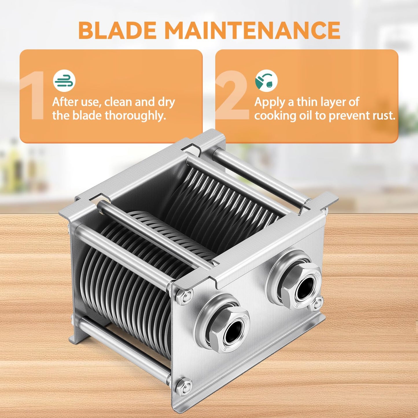 Replacement Meat Cutter Blade for Newhai 850W Meat Cutter Machine (3.5mm)