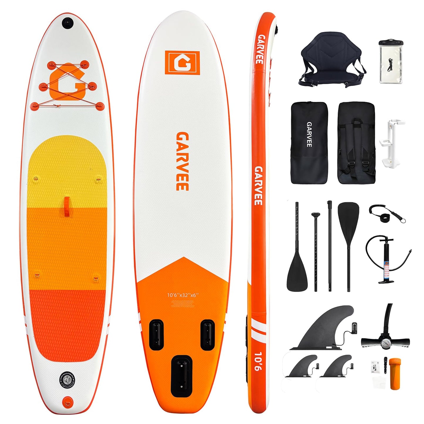 Ultra Lightweight Inflatable Rise Paddle Board Paddle Board – Stable & Durable Anti-Slip Deck, Max Load 150kg, Ideal for Surfing, Fishing, Yoga, Beginners