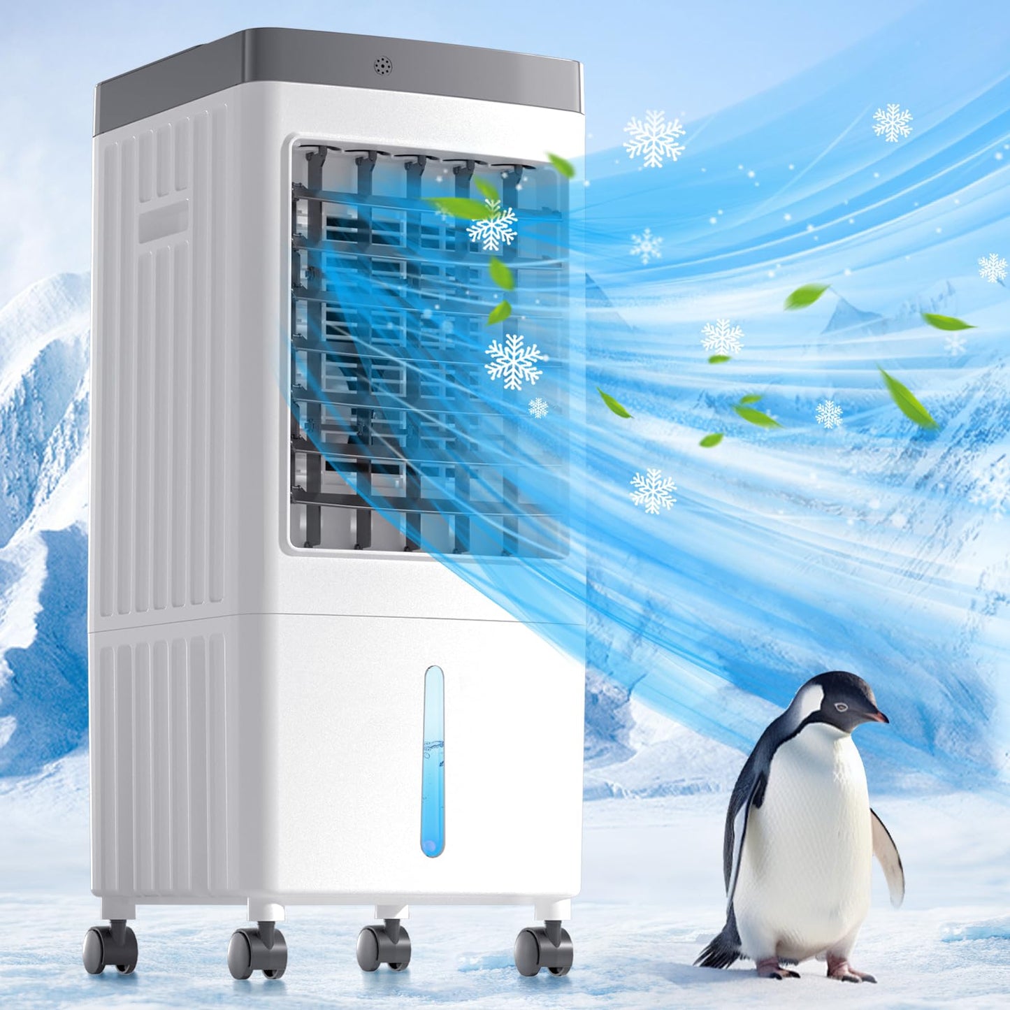 Lerat Portable Air Conditioners for Room, Swamp Cooler Portable AC Unit with Large Water Tank, Windowless Evaporative Air Cooler with 3 Speeds, Rapid Cooling Room Air Conditioners for Home & Garage1