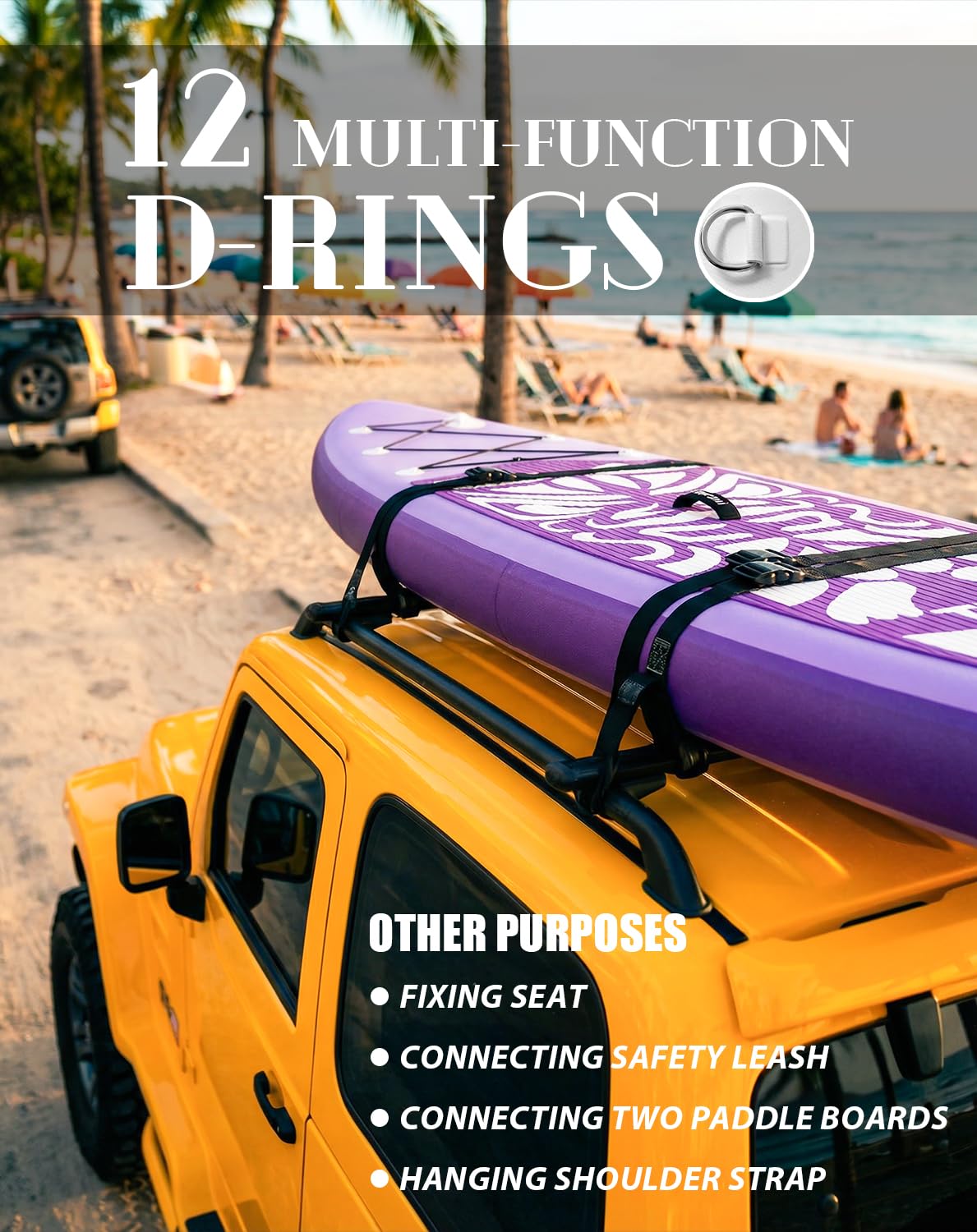 FunWater Inflatable 10'6×33"×6" Ultra-Light (17.6lbs) SUP for All Skill Levels Everything Included with Stand Up Paddle Board, Adj Floating Paddles, Pump, ISUP Travel Backpack, Leash,Waterproof Bag
