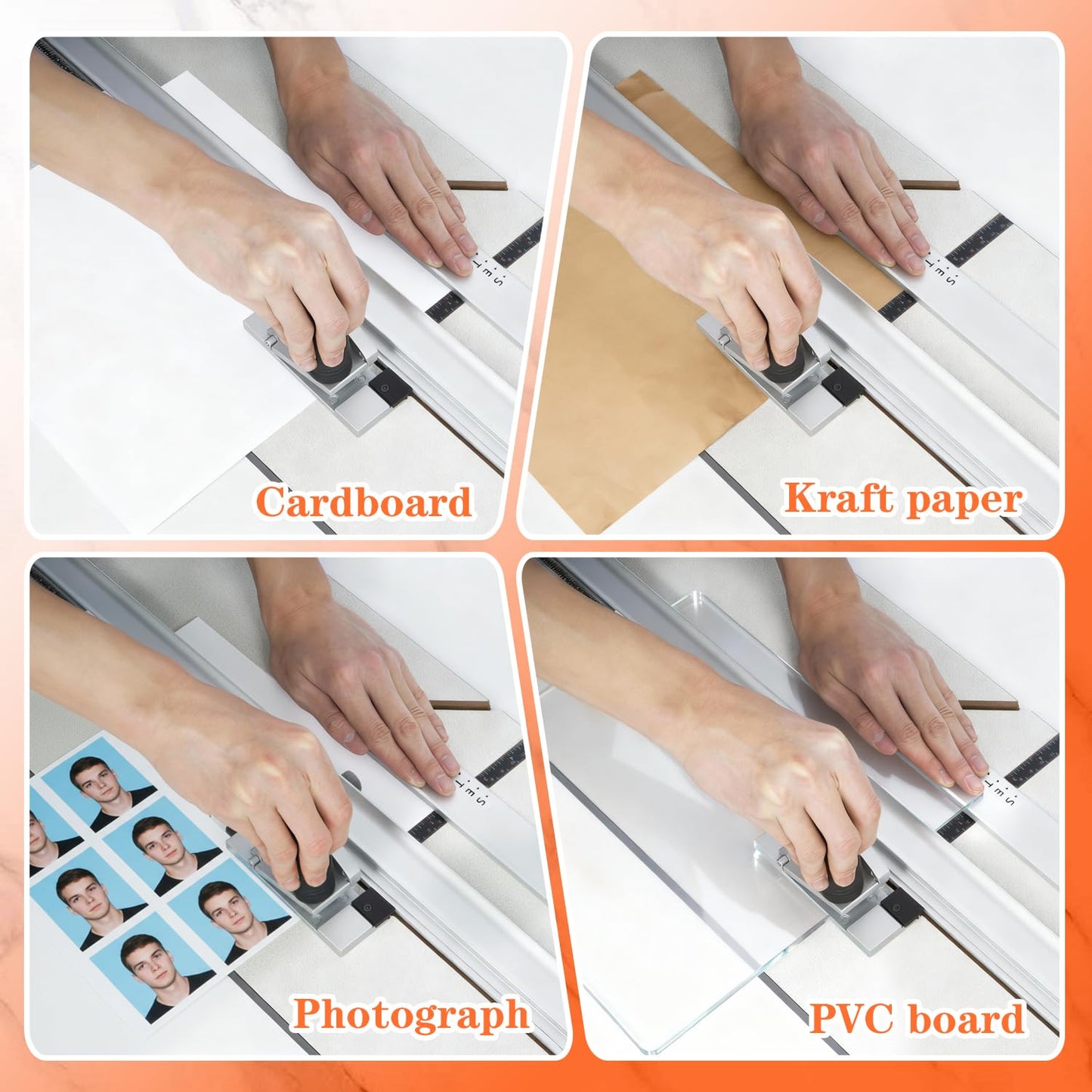 FWTRMRC 47in Mat Cutter for Framing, Compact Board Mounted Mat Board Cutter with Straight & 45° Bevel Cutting Heads Ideal for Framing Pictures DIY & Artwork Projects