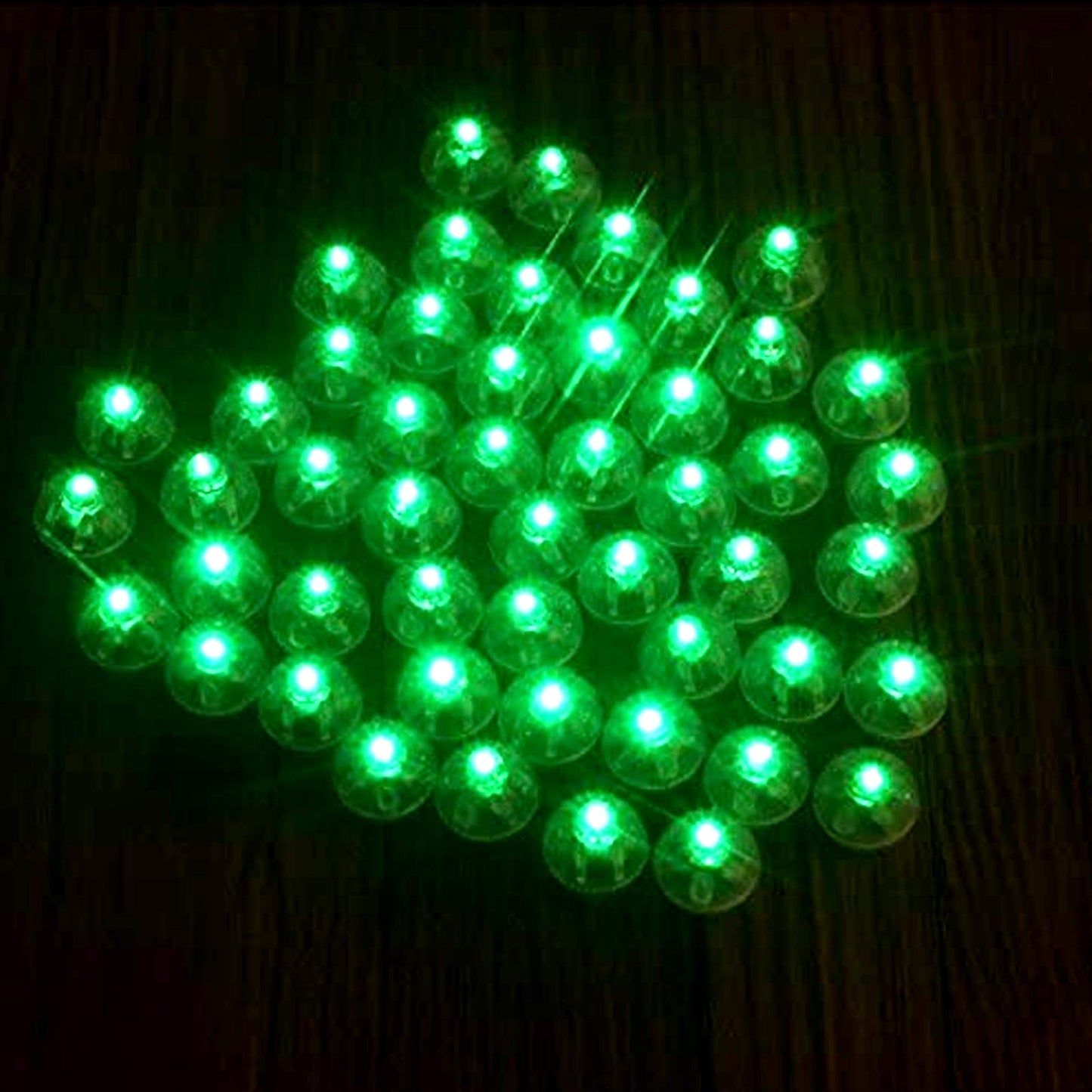 Neo LOONS Green Round LED Ball Lamp - 100 Pcs for Paper Lantern Balloon Light Party Wedding Decoration