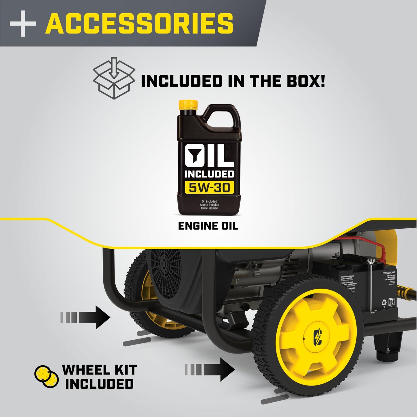 Champion Power Equipment 15,000-Watt MKE Series Portable Generator with Electric Start and Free 3-Year Warranty