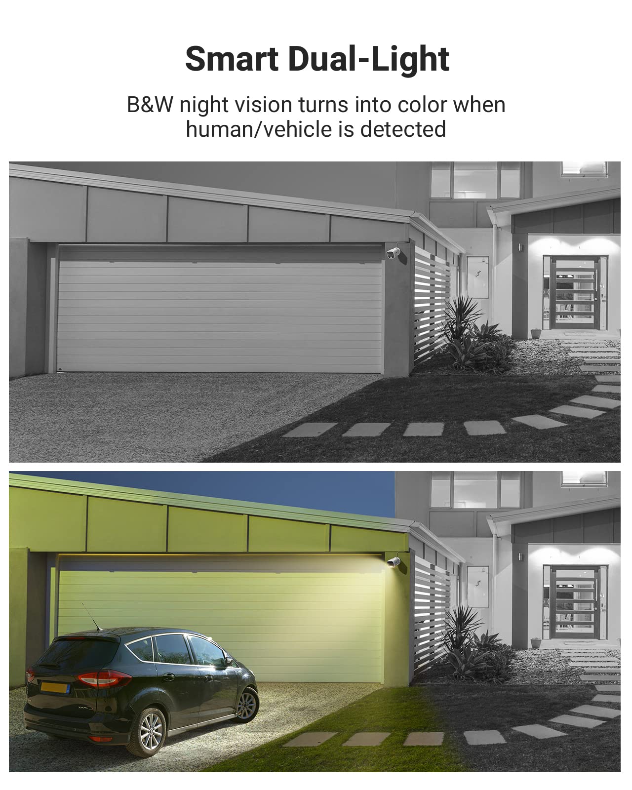 ANNKE 8CH 3K Security Camera System with Smart Dual Light, 8 Channel Surveillance AI DVR with Human/Vehicle Detection, 8x 5MP (2960 * 1665) CCTV Analog Cams with Mic, IP67, Color Night Vision, 2TB HDD