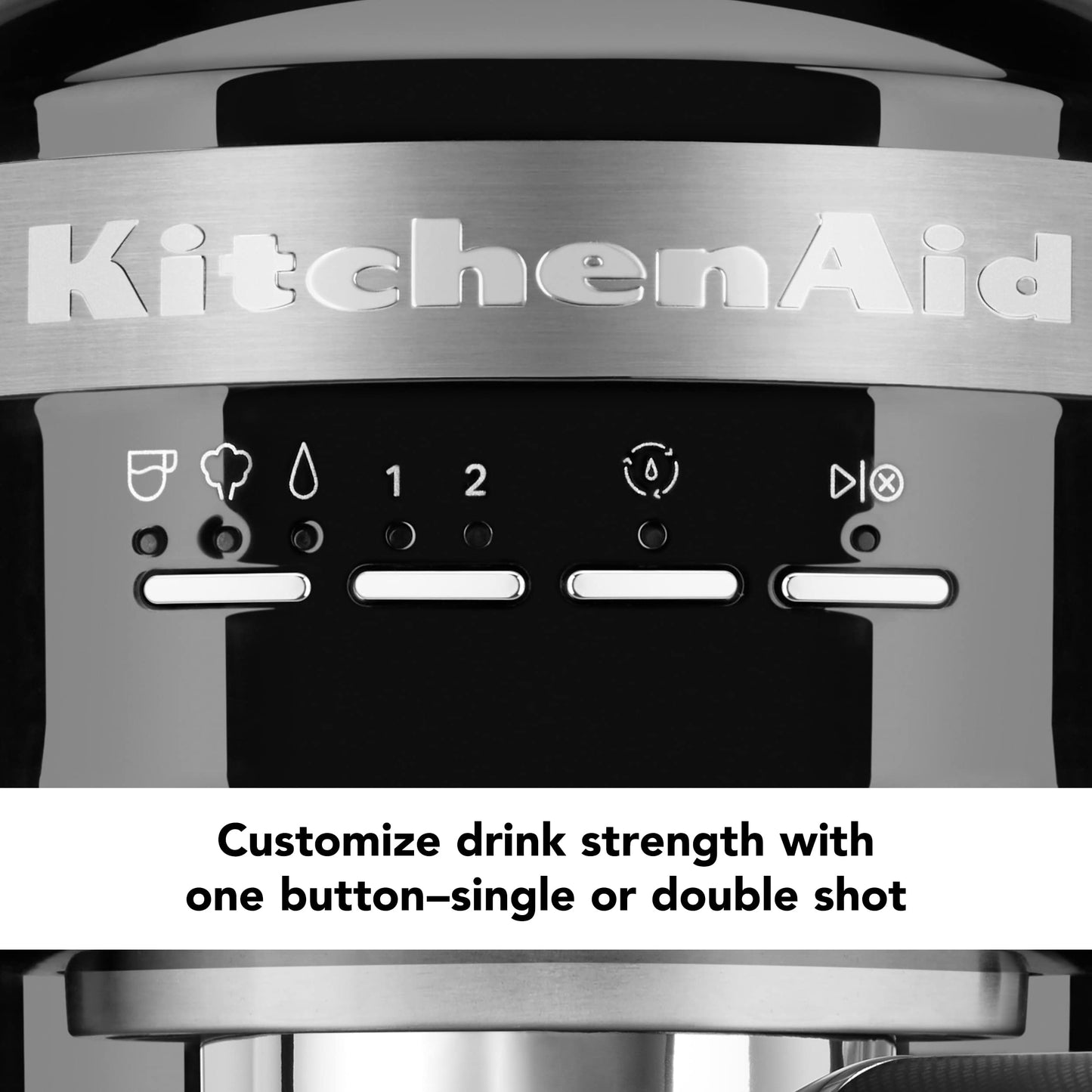 KitchenAid Metal Semi-Automatic Espresso Machine - KES6503
