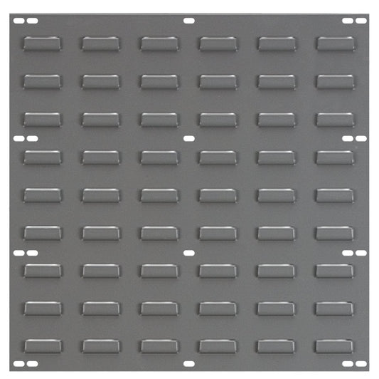 Akro-Mils 30618 Heavy Duty Wall Mount Garage Storage Steel Louvered Panel | Wall Storage Bin Hanging Organizer System for AkroBins, 18-Inch W x 19-Inch H, Grey, 4 Pack