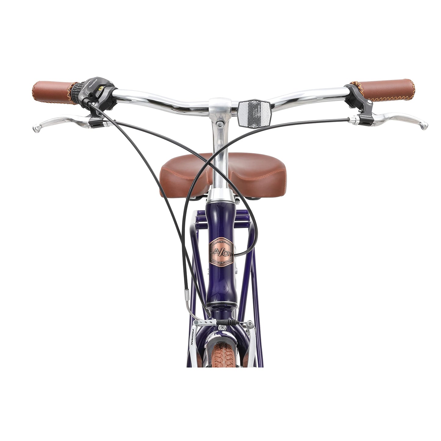 sixthreezero A/O Reach Your Destination Women's Limited 7-Speed Hybrid Commuter, Navy & White Spots
