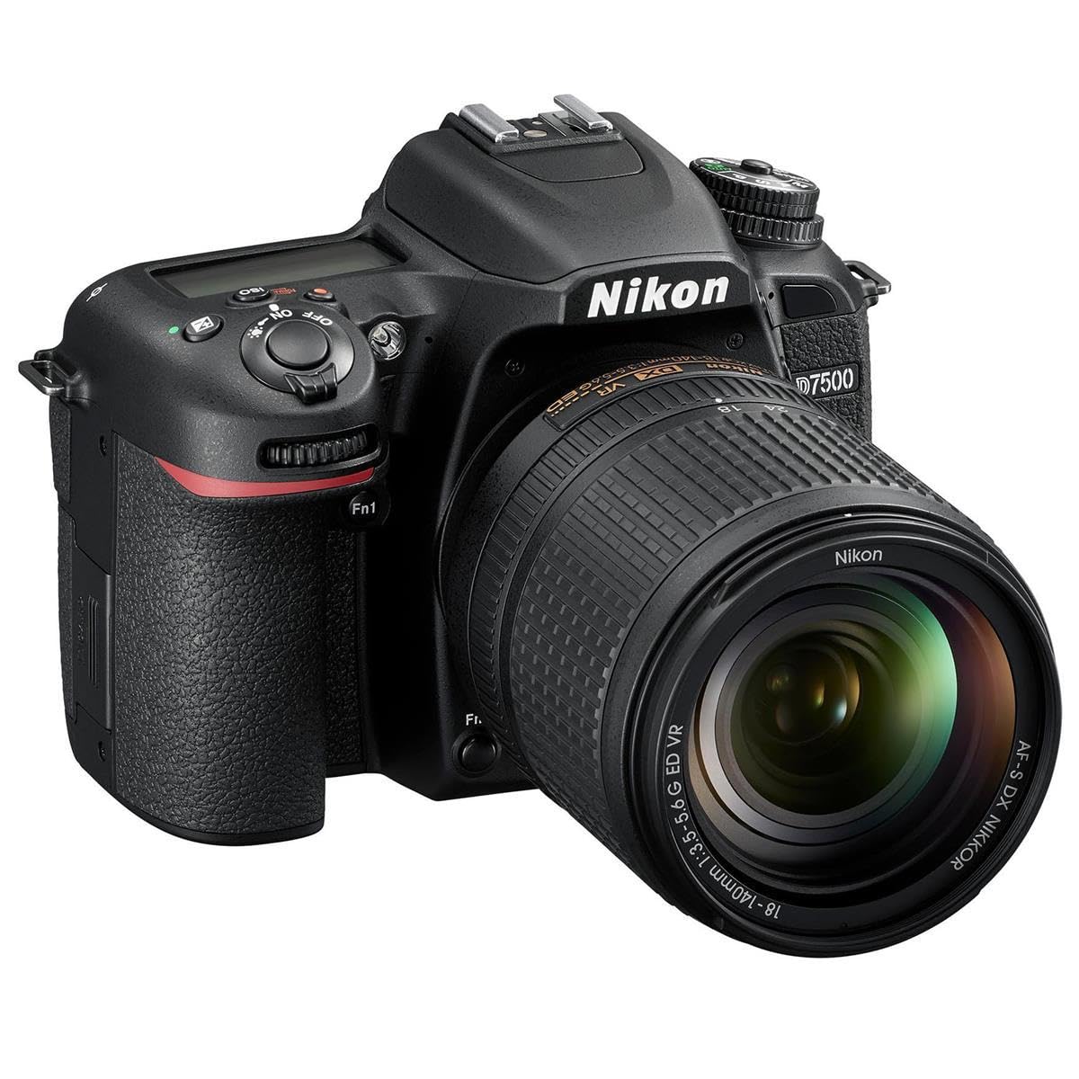 Nikon D7500 20.9MP DSLR Camera with AF-S DX NIKKOR 18-140mm f/3.5-5.6G ED VR Lens, Black