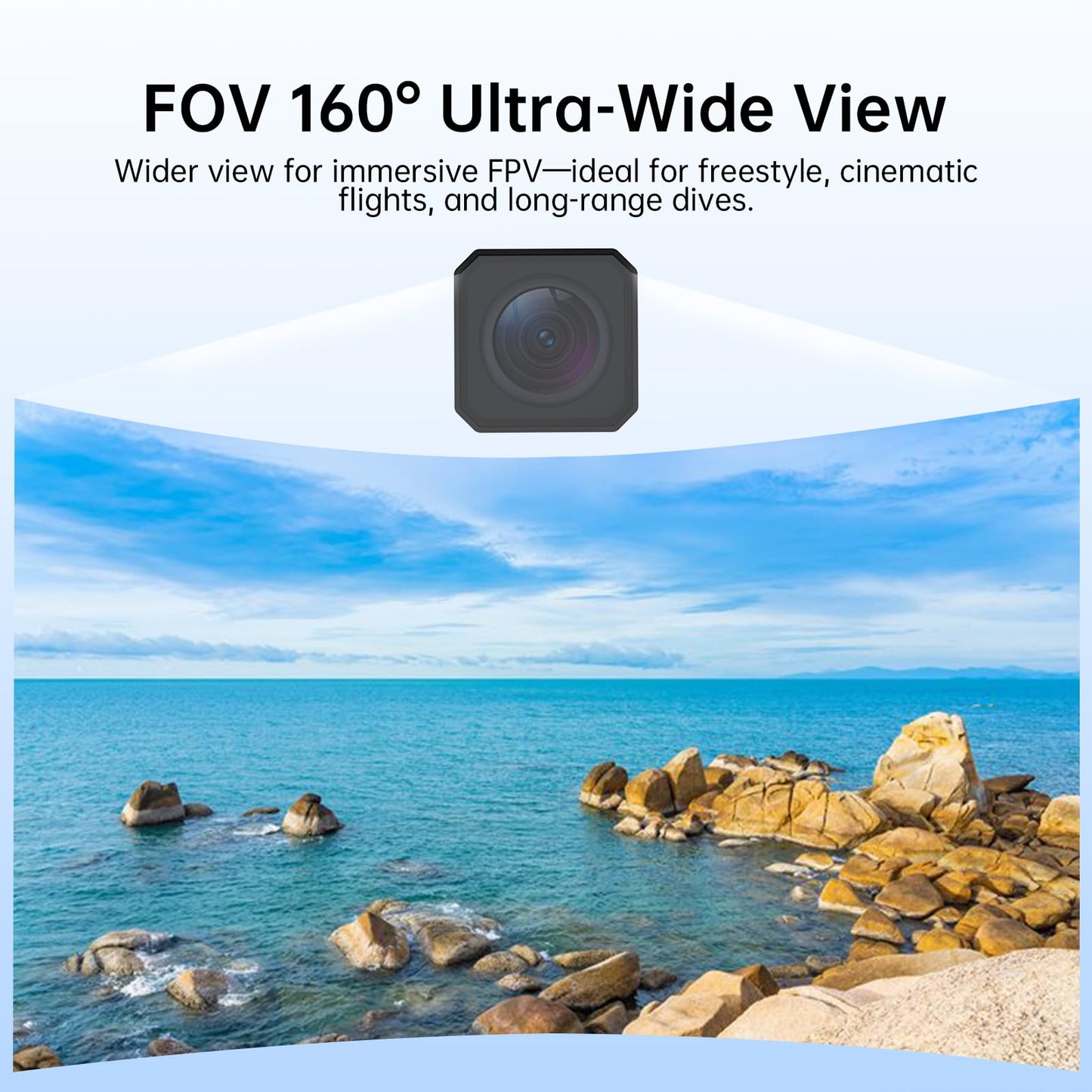 CADDXFPV Walksnail Moonlight Kit – Air Unit Pro for FPV Drone with Starlight Sensor, Digital Transmission System,Dual Antennas, 22ms Low Latency, 4km Max Range,160° FOV,4K/60fps Video Recording