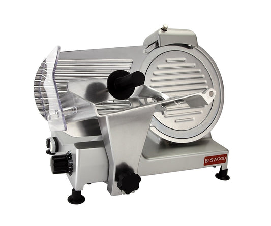 BESWOOD 10" Electric Deli Meat Slicer, Cheese Food Slicer with Premium Chromium-plated Steel Blade, for Commercial and for Home Use 240W, BESWOOD250