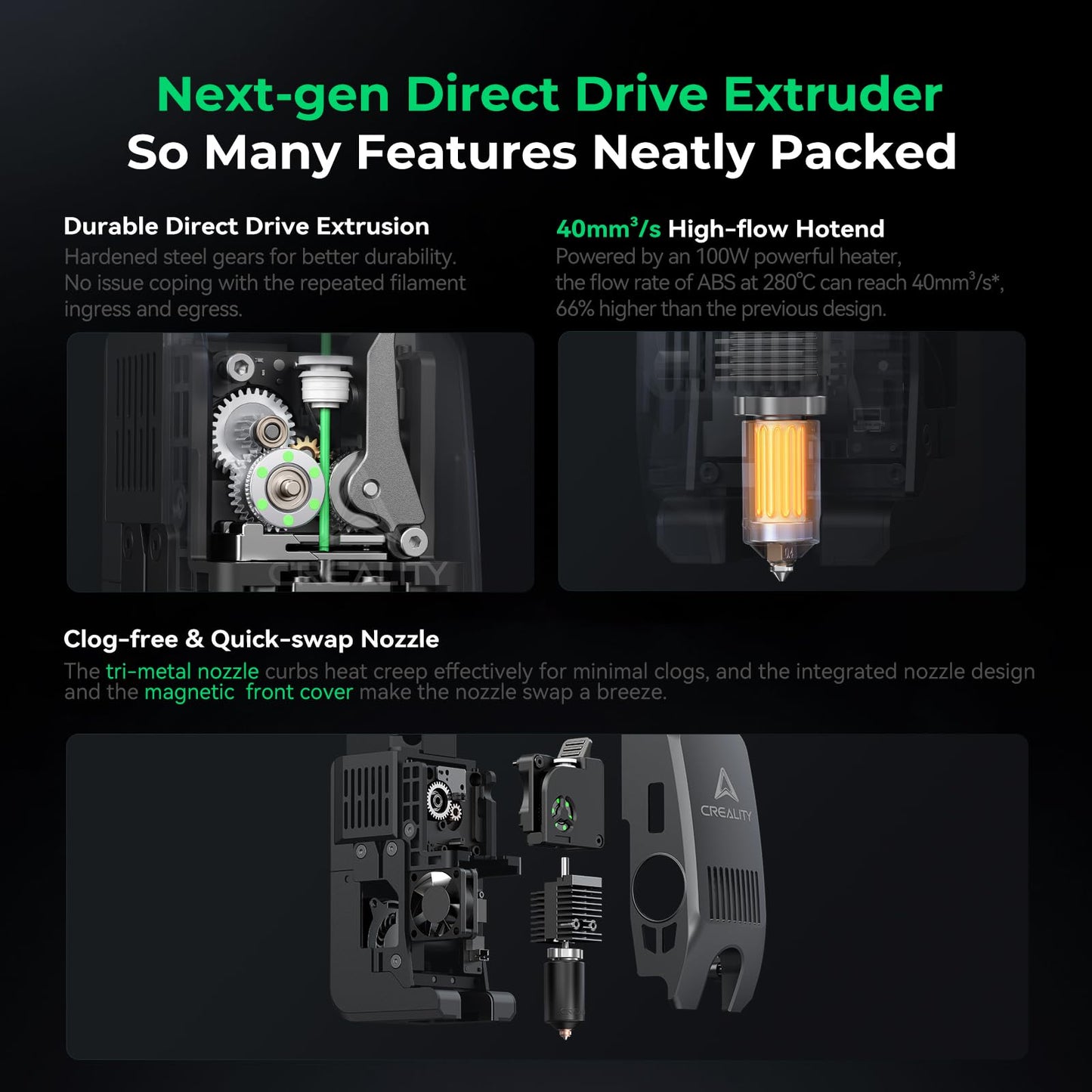 Creality K2 Plus Combo 3D Printer, Multi Color Printing with New CFS 600mm/s High-Speed Full Auto-Leveling Dual Al Camera Next-Gen Direct Drive Extruder Large Build Volume 13.78x13.78x13.78inch