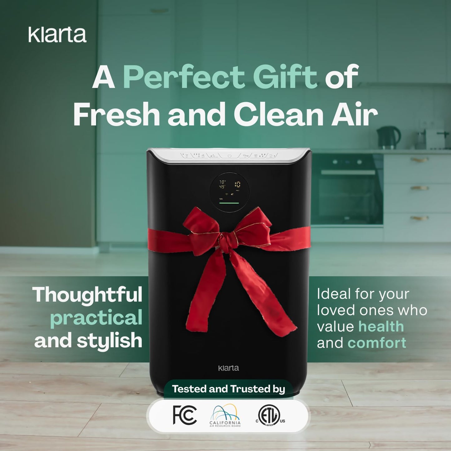 Stor Air Purifier for Large Home or Business - Up to 2775 ft² - HEPA Smart WiFi - Ultra Quiet 24 dB - Air Purifiers for Home Pets - Removes Allergens, Smoke & Pet Odors - 99.97% Particle Filtration