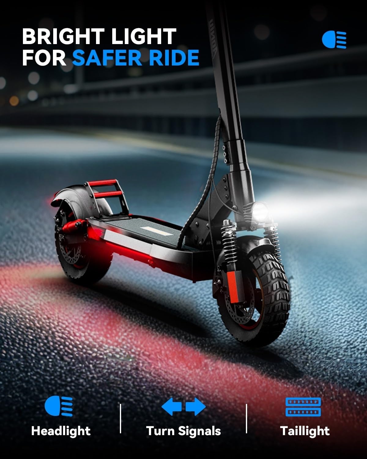 Aoniu M4 Electric Scooter for Adults Escooter with Seat Off Road E Scooter Fast 25-30mph 300 Lbs+ Heavy Duty Electric Scooters Long Range 31 Miles All Terrain Foldable for Teens Commuting