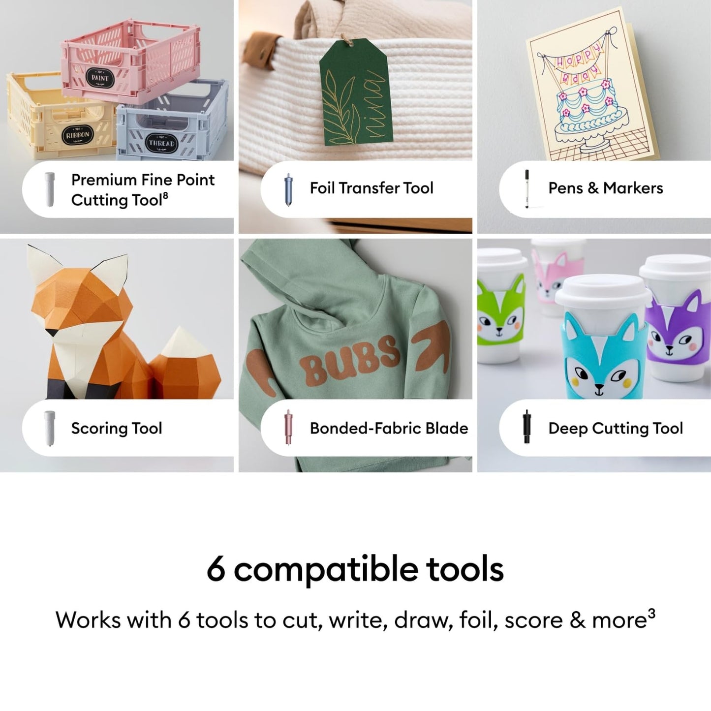 Cricut Explore 5 Rainbow Essential Bundle - for Vinyl, HTV, Stickers, Cards & Custom Decals - Includes Smart Vinyl, Smart Iron-On, Printable Vinyl, Cardstock & 100+ Project eBook