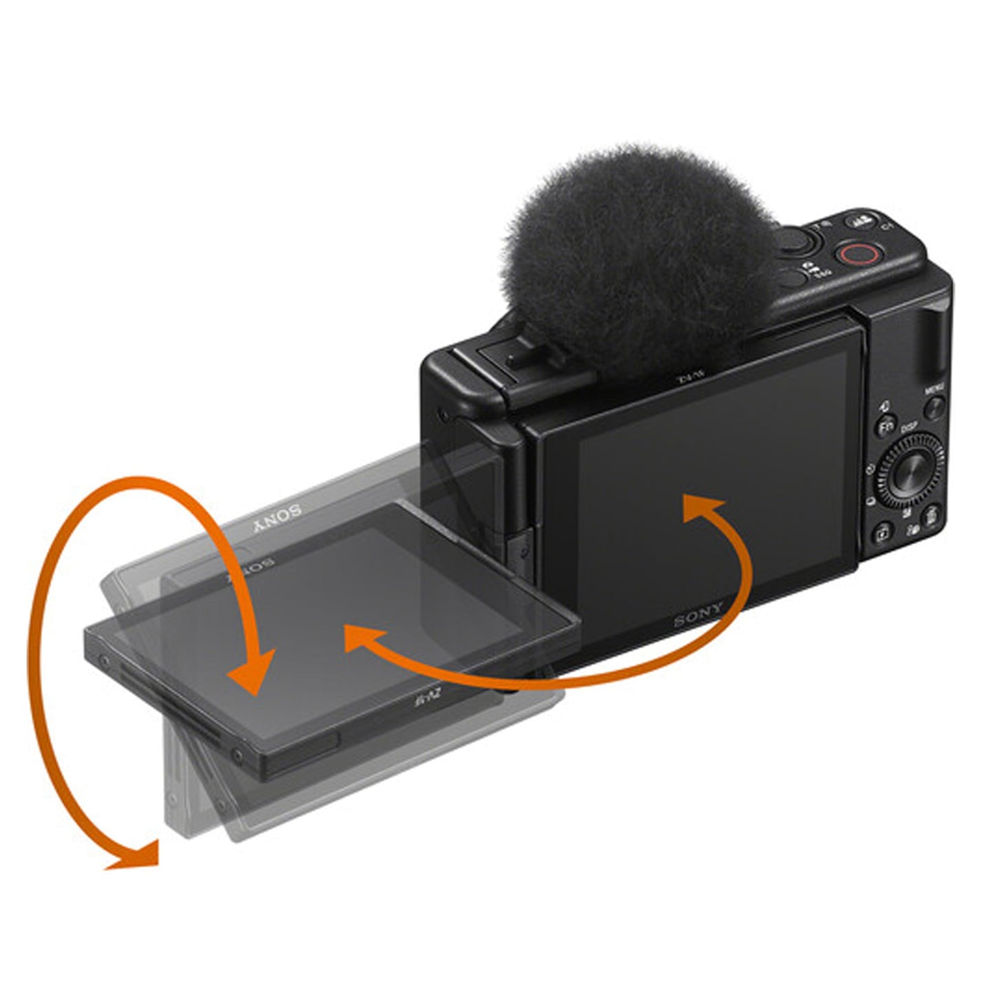 Sony ZV-1F Vlogging Camera |20.1MP | 64GB Extreem Speed Memory,.43 Wide Angle & 2X Lenses, Case. Tripod, Filters, Hood, Grip,Editing Software Kit -Deluxe Bundle, Compact, Black