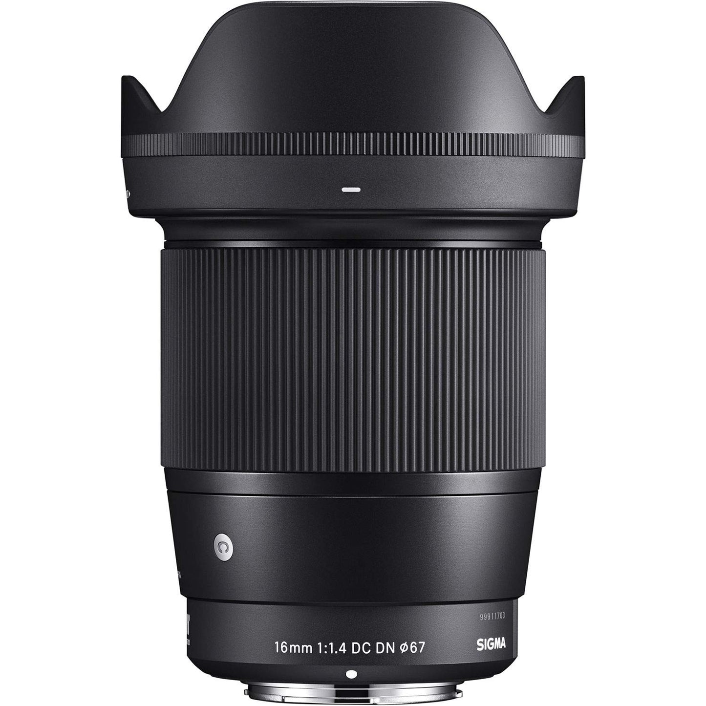 Sigma 16mm f1.4 DC DN Contemporary Lens for Sony E-Mount 402965 with 67mm Multicoated UV, Polarizer & FLD Filter Kit Monopod Photography Backpack Bundle