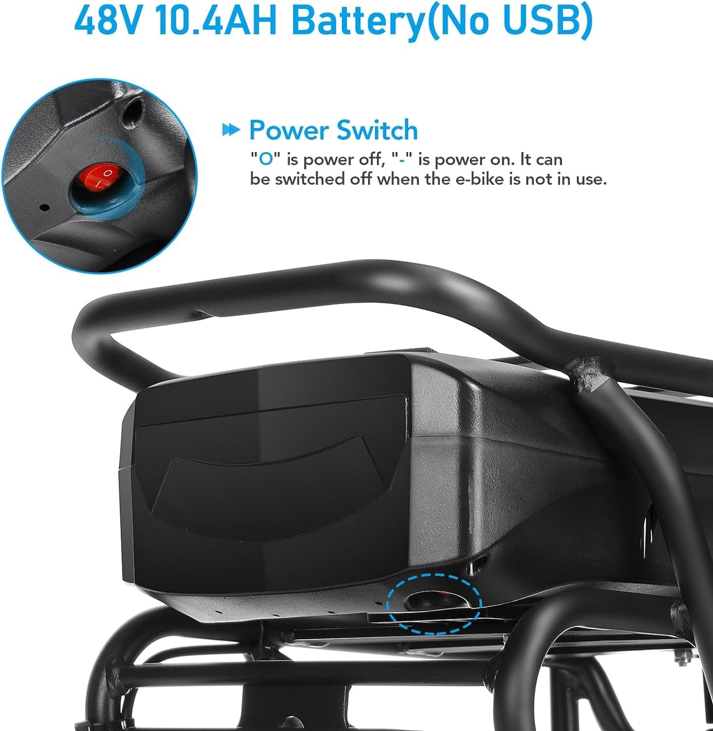 ANCHEER Electric Bike for Adults, 26" EBike, 48V 500Wh Removable Battery, Commuter Electric Bicycles, Fast-Charge, 7-Speed, LCD Digital Display, Suspension Fork, Cruise Control, UL2849