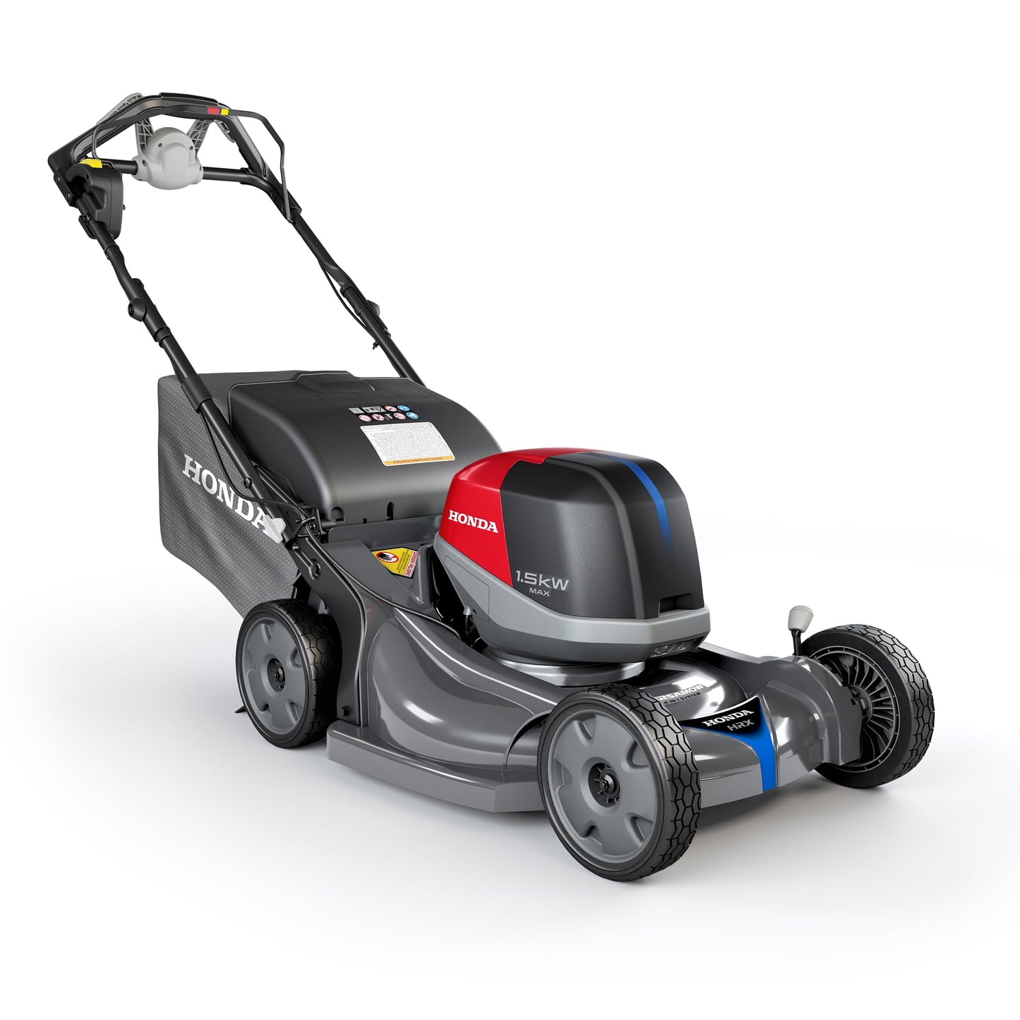 Honda HRX-BV 21-Inch Walk Behind Battery Powered Lawn Mower, Variable Speed Self Propelled Lawn Mower with 2.2 Bushel Capacity, Easy-Off Grass Bag, Clean Cuts in Thick and Tall Grass (HRX217YXBVKA4)