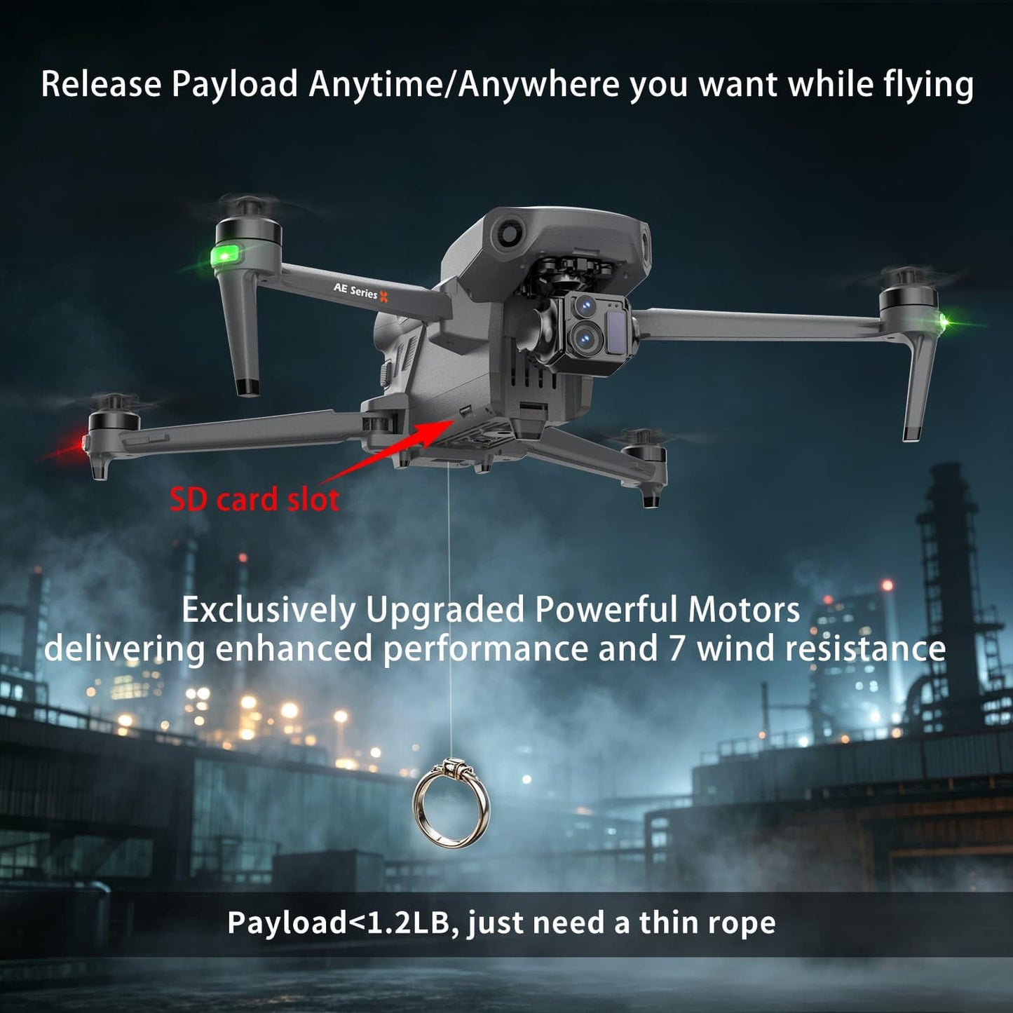 2026 Professional Tablet Remote Pro Drones with Camera for Adults 4k Videos, 360 Obstacle Avoidance, Payload Release, 3-Axis Gimbal, Night Mode, 90 Minutes Long Batteries, 6 Miles Safe Long Range, Thermal Filter Mode, High Wind Resistance, Rainproof, Begi