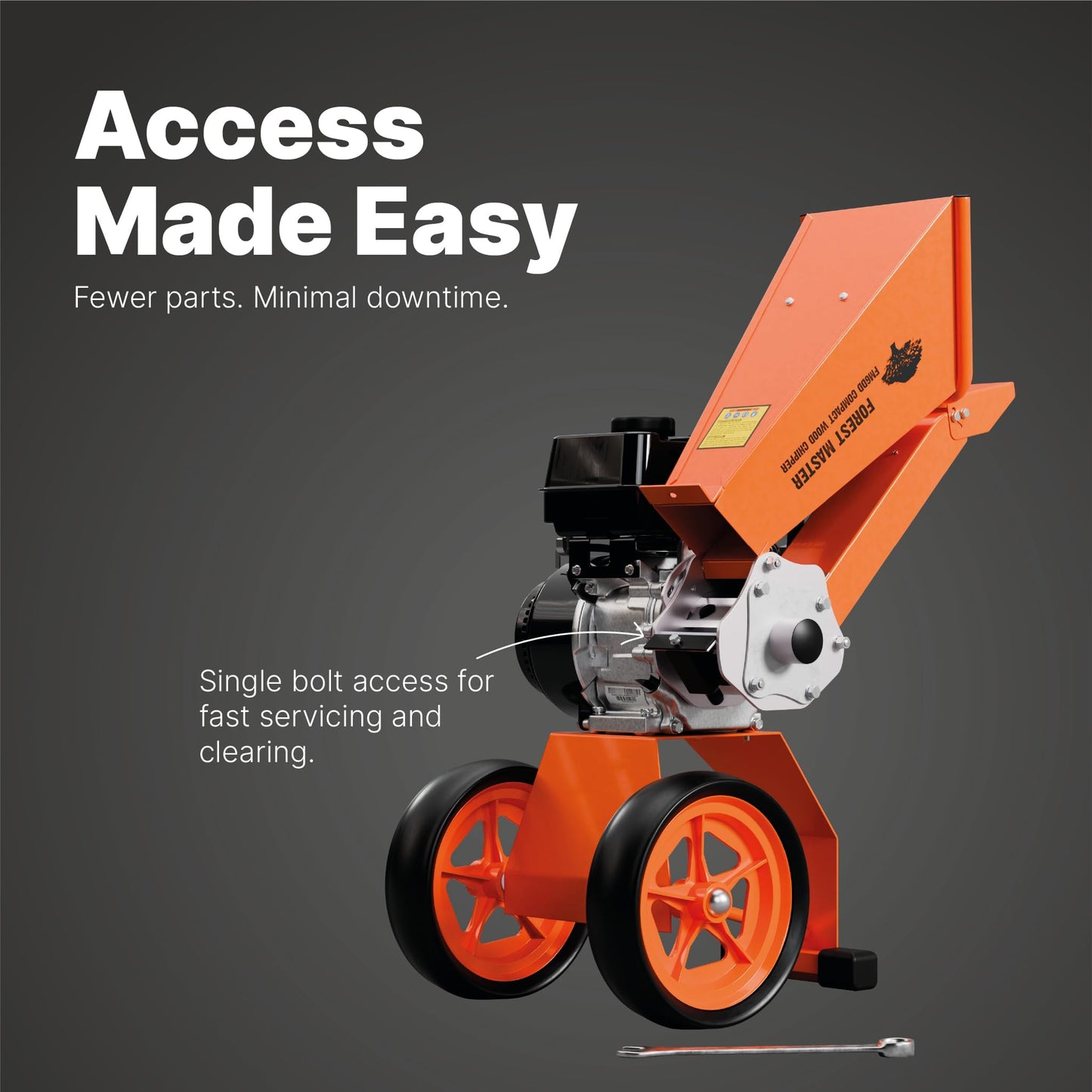 Forest master FM6DD 6hp Gas Compact self-Feeding Wood Chipper. Powerful Garden Machine Delivers up to 3600 RMP. Chips up to 50mm (2 inch) Easy Storage and Portability…