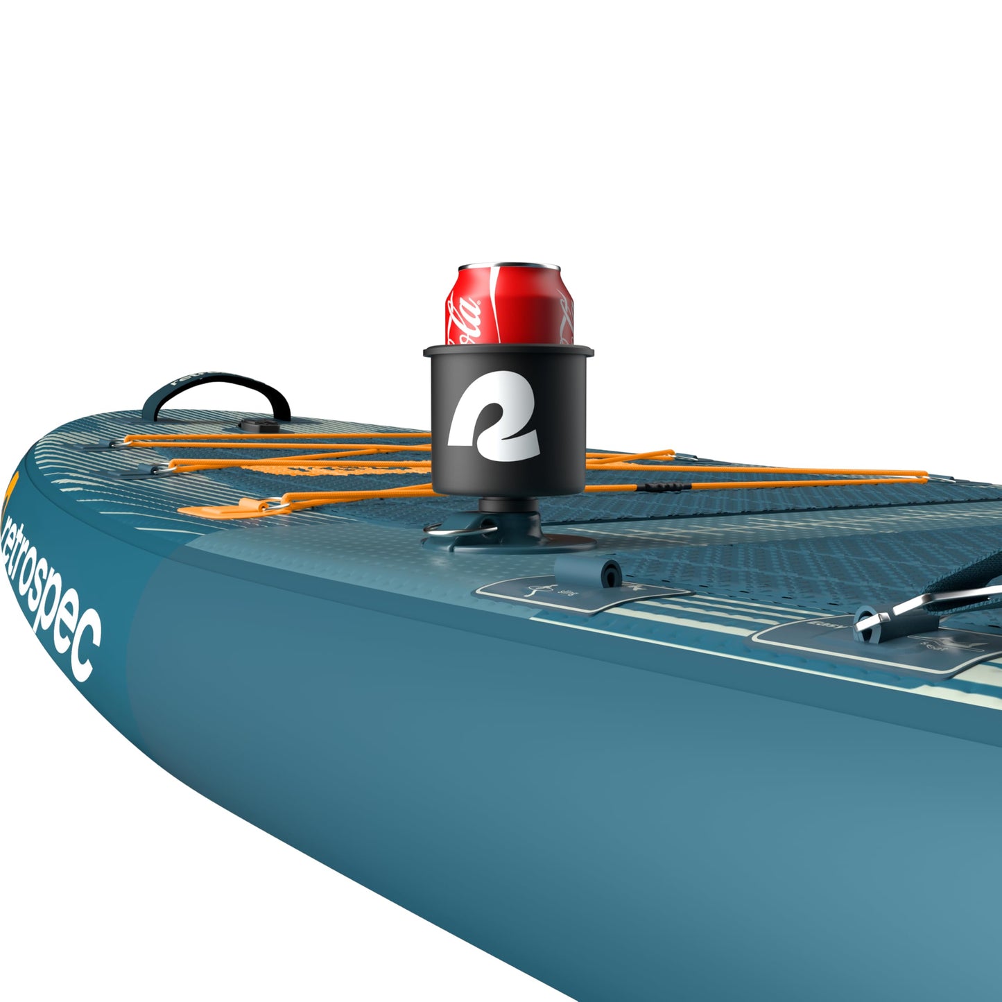 Retrospec June Nano Kids Inflatable Fishing Paddle Board SUP Kayak: 9'6" Hybrid Paddleboard with Rod Holders, Removable Seat - Lightweight Portable Youth Fishing Board