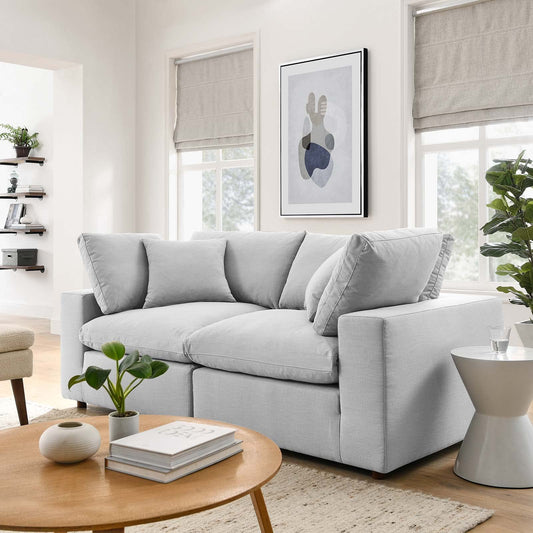 Modway Commix Down-Filled Overstuffed Upholstered Loveseat