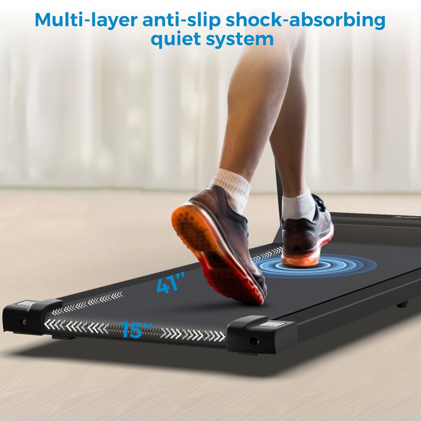 Walking Pad Treadmill with 12% Incline & Handrail, 3.0 HP Brushless Motor, 330 lb Capacity, 0.6-6.2 MPH, Compact Under-Desk Foldable Treadmill with LED Display and Cup Holders for Home Office