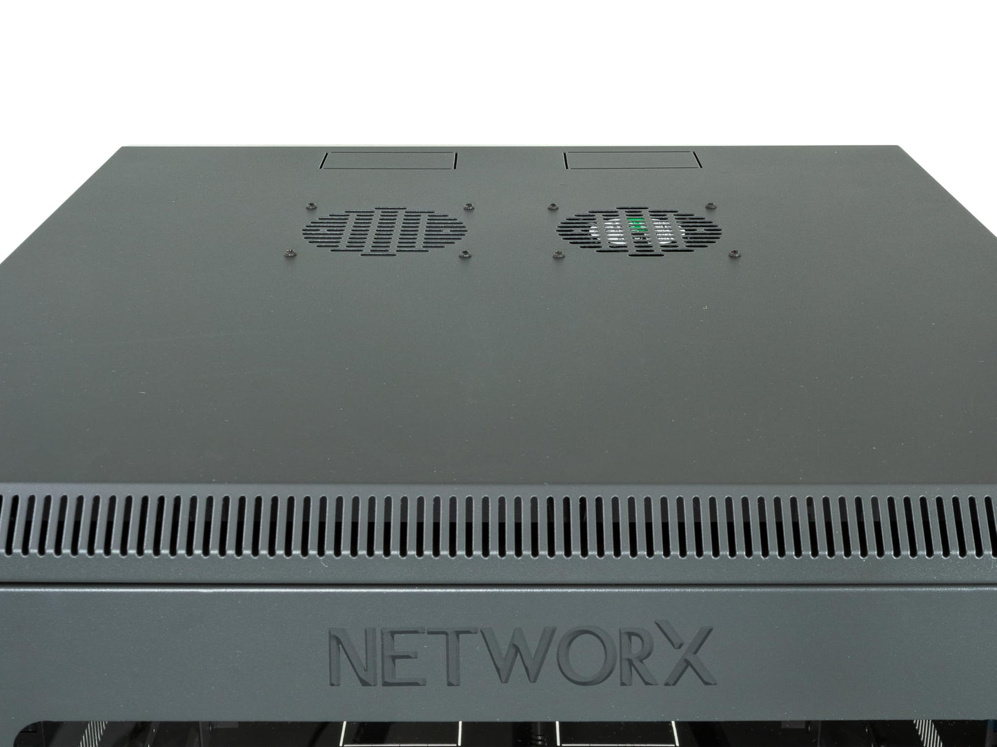 Networx 12U Wall Mount Server Cabinet - 18 Inch Depth, Acrylic Door, Flat Packed