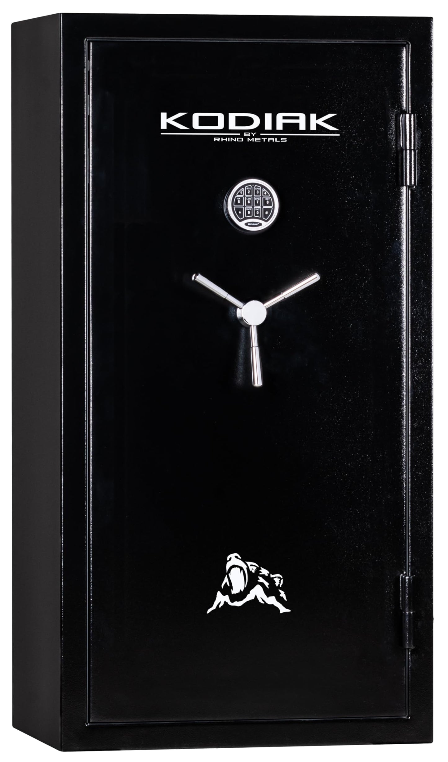 Kodiak Gun Safe for Rifles & Pistols, KBX5629 by Rhino Metals with New SafeX Security System, Safely Stores 42 Long Guns & 9 Handguns, Door Organizer for Handguns & Ammo, 390lbs
