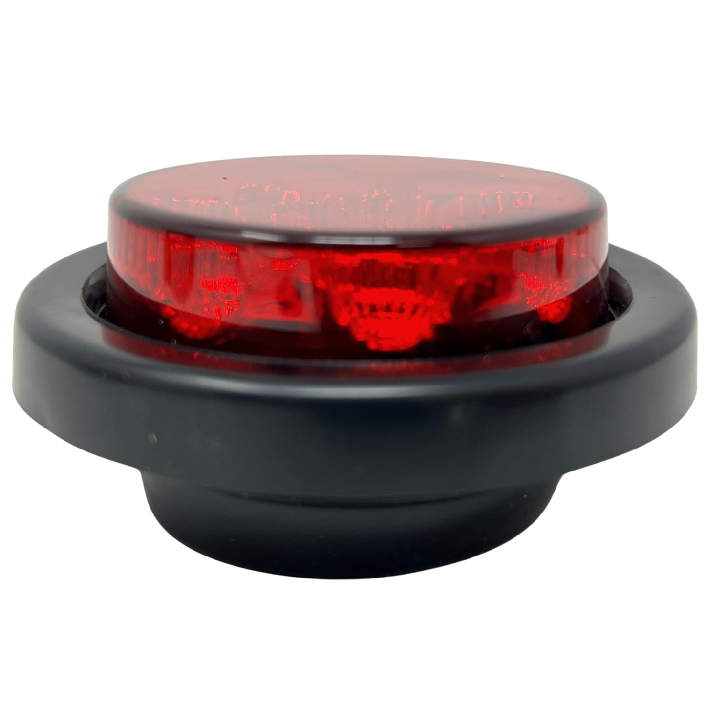 All Star Truck Parts 10x LED Clearance Side Marker Lights Kit 2.5in Round Red 13 Diodes Waterproof Model ASA2513R10