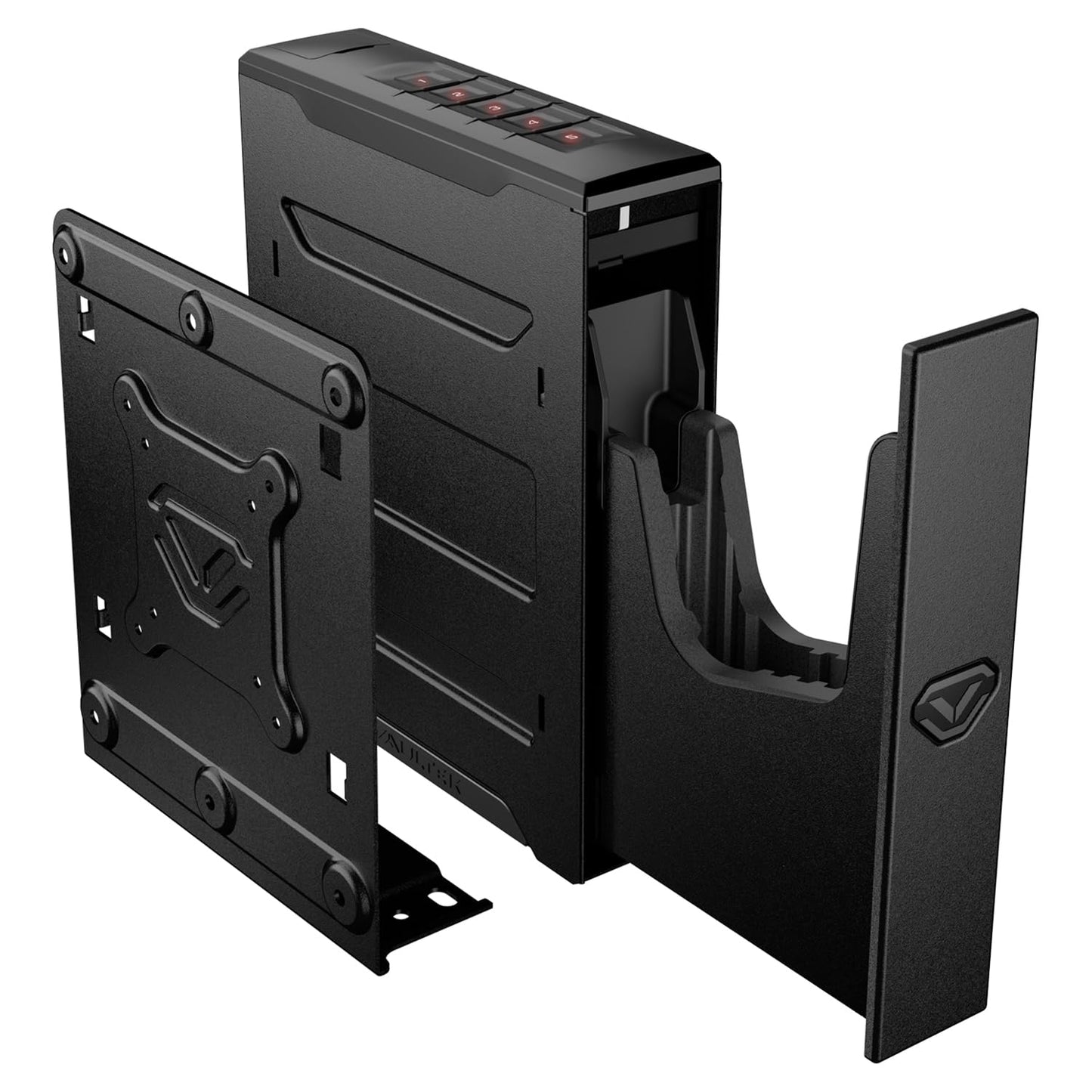 VAULTEK Slider Series Rugged Handgun Safe Quick Auto-Open Sliding Door Pistol Safe with Backlit Keypad and Mounting Plate (Non-Biometric) (Essential Model)