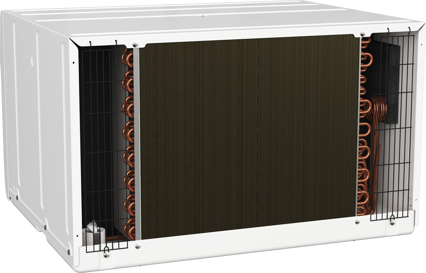 Durastar DRTHC142XNA1 14,000 BTU 208 / 230V Through the Wall Air Conditioner with 10600 BTU Supplemental Heating and Remote Control - White