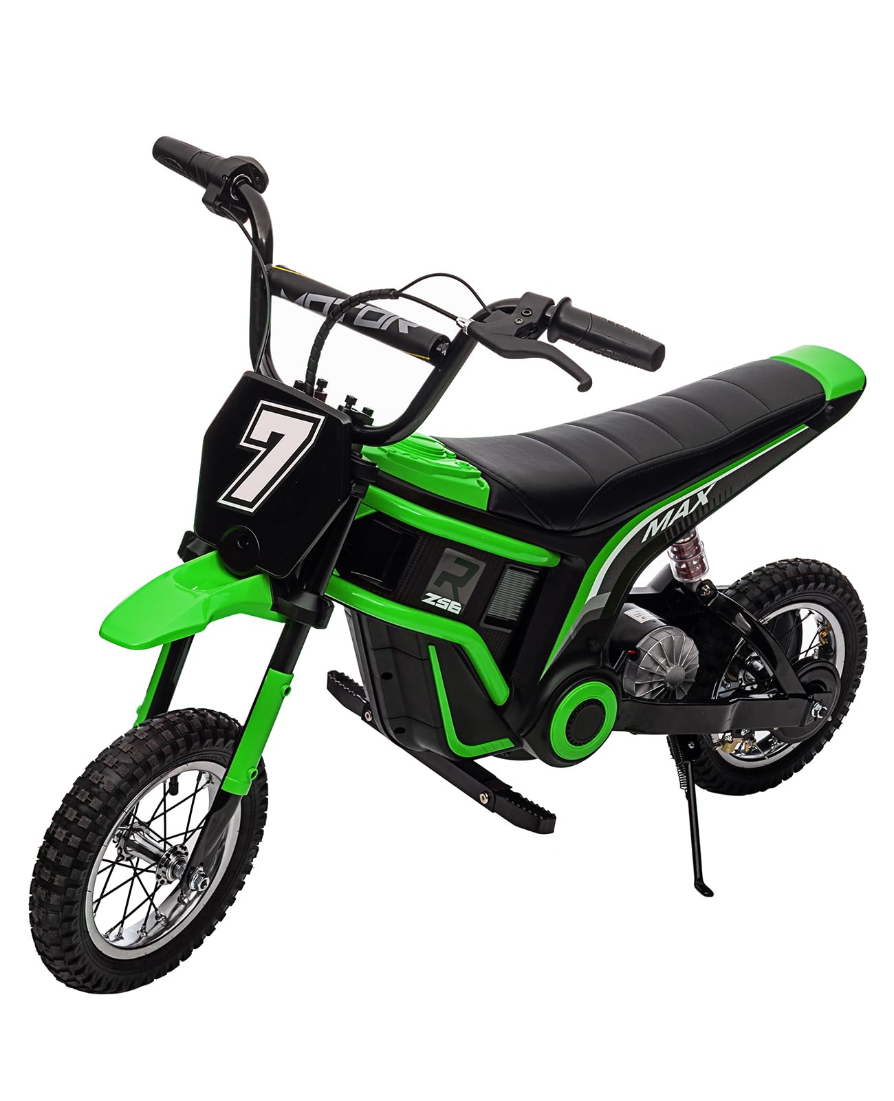 24V 350W Electric Dirt Bike for Kids – 3-Speed Modes, 14.29MPH Max Speed, ASTM-Certified Safe Motorcycle with Shockproof Suspension, Best Gift for Boys & Girls