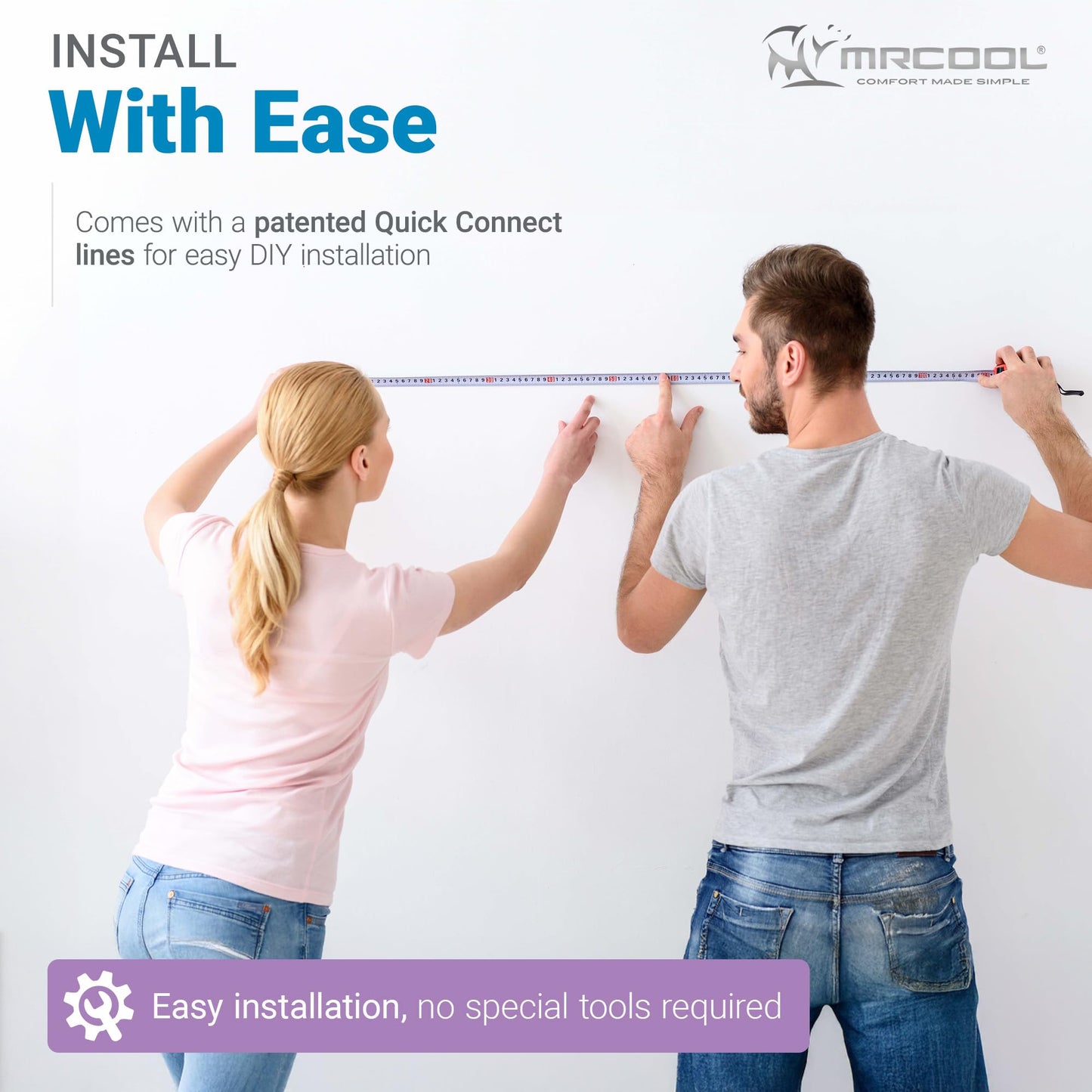 MRCOOL 12000 BTU 115V Ductless Inverter Mini Split Air Conditioner & Heat Pump System, 5th Gen DIY - Wall-Mounted AC Unit w/ Heating and Cooling for Home, Office & Commercial Space