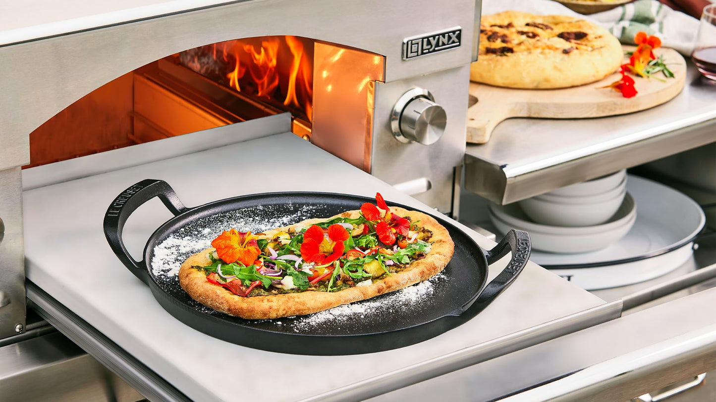 Le Creuset Alpine Outdoor Collection Enameled Cast Iron Pizza Pan, 15"
