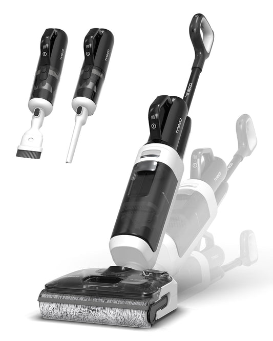 Tineco Floor One Switch S6 Stretch Breeze Wet Dry Vacuum Cleaners, Floor Cleaner Mop 2-in-1 Cordless Vacuum for Multi-Surface, 20kPa Suction, Anti-Tangle Design, Flashdry Self-Cleaning, 180° Lay-Flat