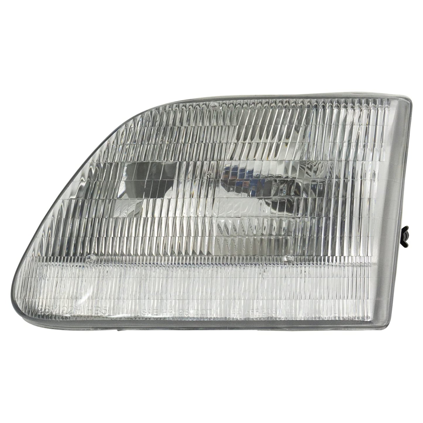 TRQ Headlight Assembly Set for 1997-2002 Ford Expedition, 1997-2003 F150, 1997-1999 F250, Model LKA55911, White
