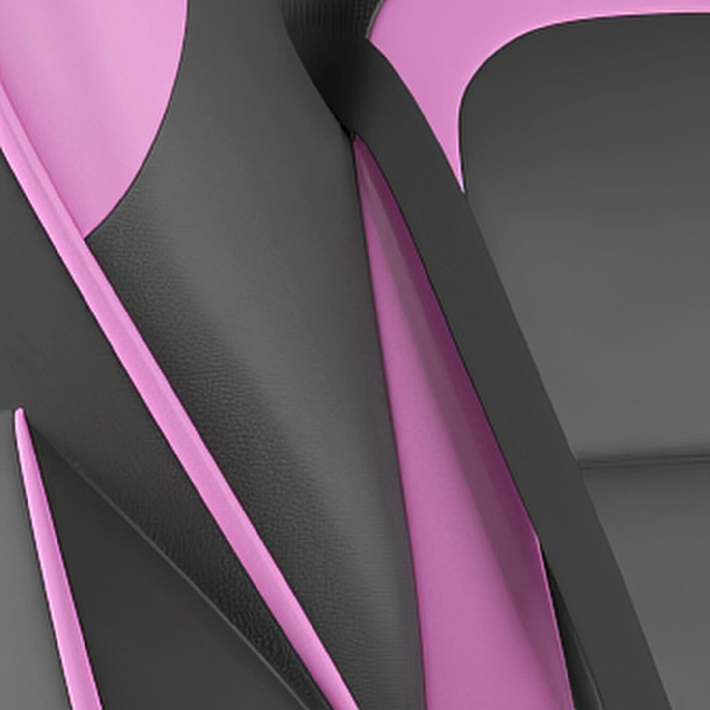 Flash Furniture X40 Gaming Chair Racing Computer Chair with Fully Reclining Back/Arms and Transparent Roller Wheels, Slide-Out Footrest, - Black/Purple