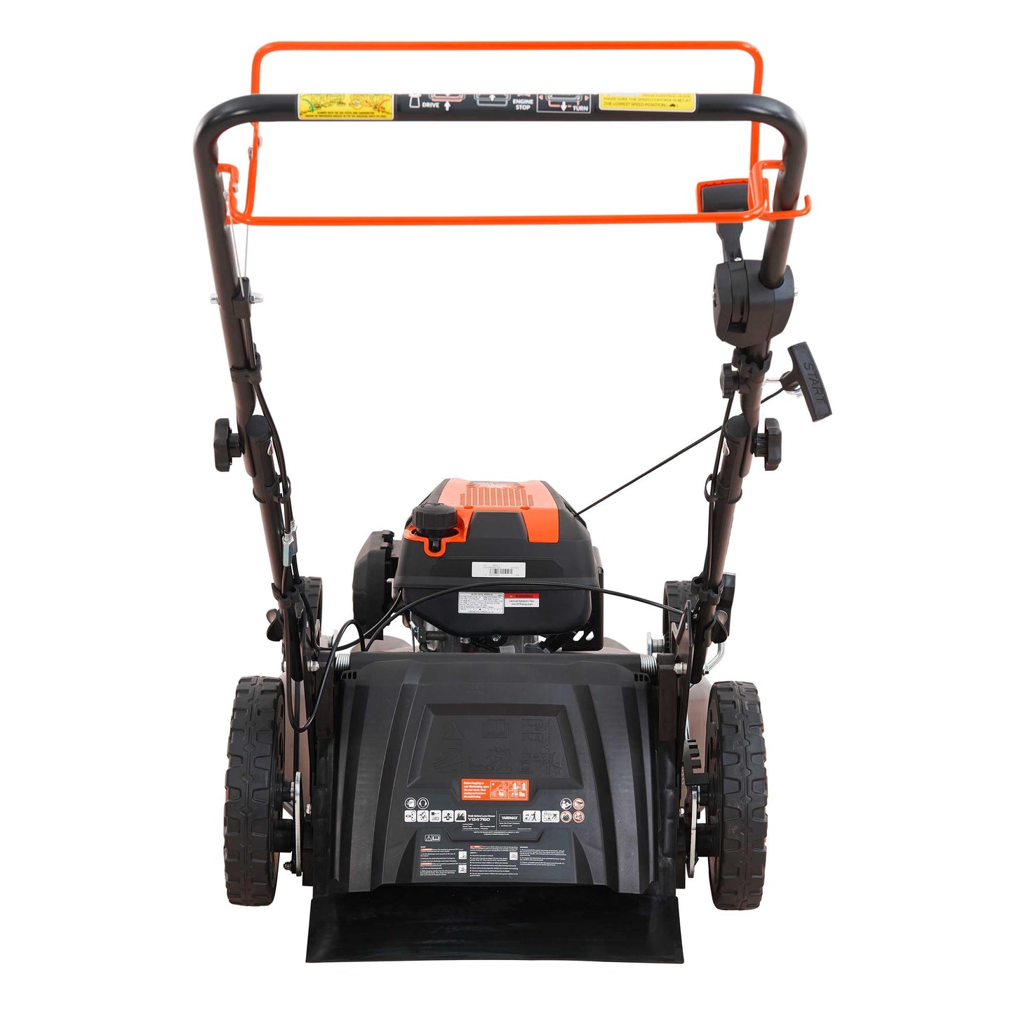 24 in. 201 cc Select PACE 6 Speed CVT High Wheel RWD 3-in-1 Gas Walk Behind Self-Propelled Lawn Mower W/Recoil Start