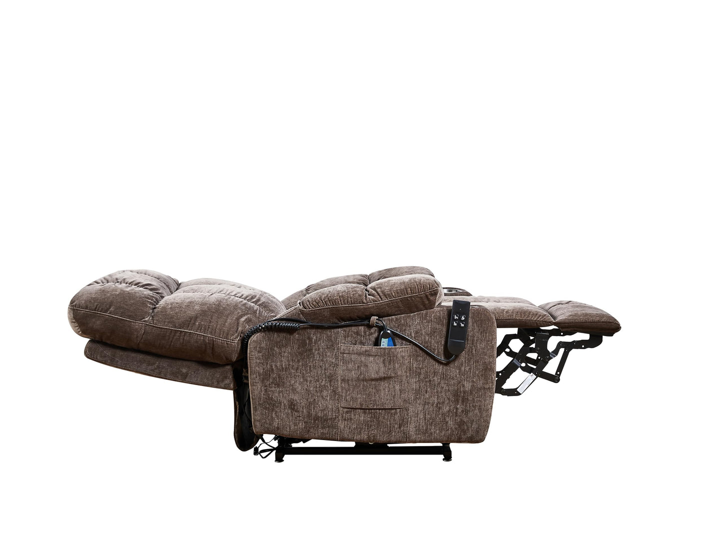 Electric Power Lift Recliner Chair Sofa for Elderly with Massage and Heat, 3 Positions Adjustable,2 Side Pockets