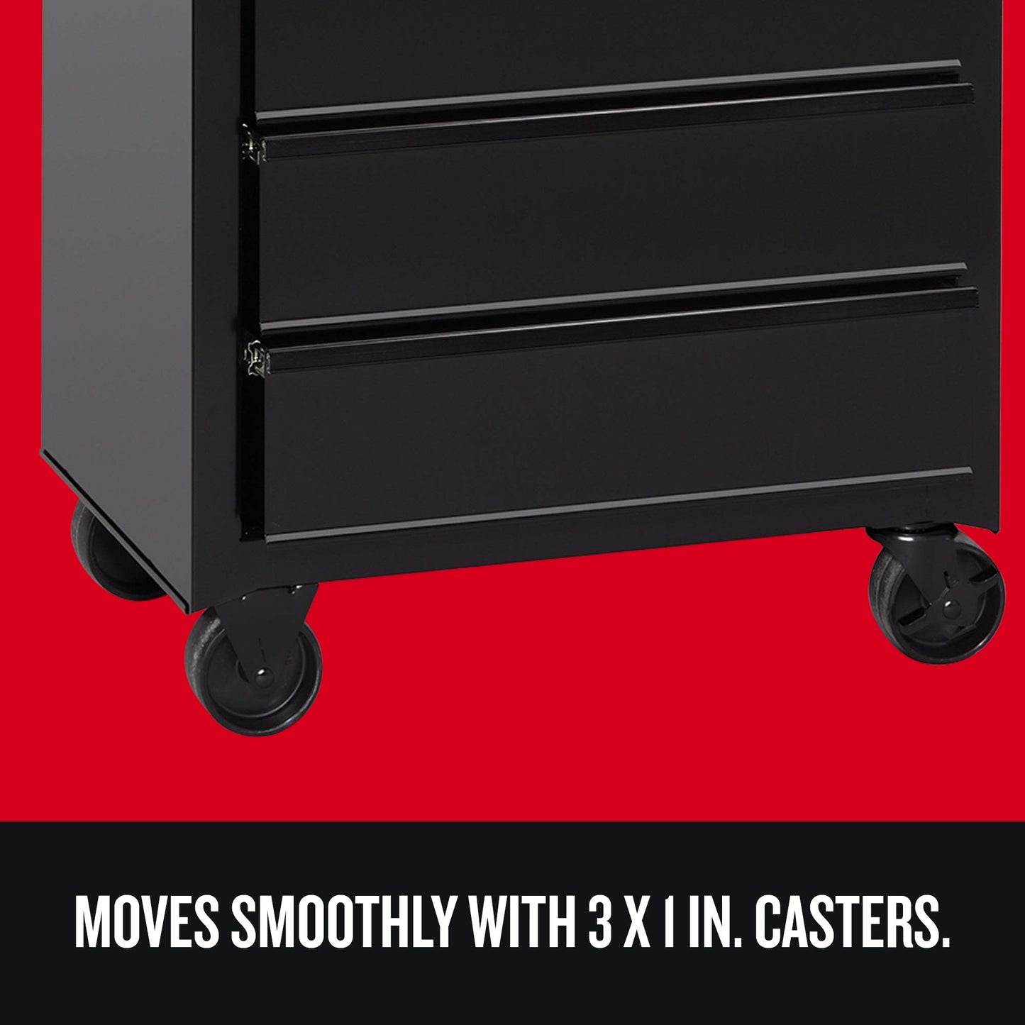 CRAFTSMAN Tool Chest Combo with Drawer Liner Roll, 26-Inch, Rolling, 5 Drawer, Black (CMST82763BK)