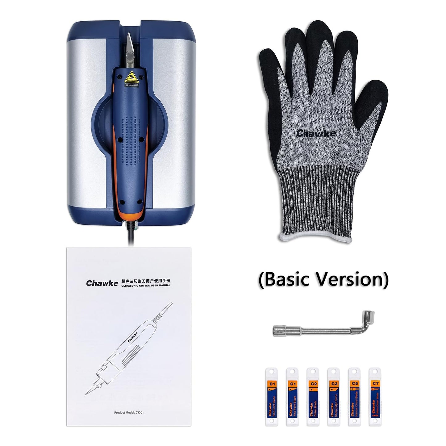 Profession 65W Ultrasonic Cutter Knife 40kHz Vibration Cutting 3D Print Resin, Dental Model Plastic, PVC, Leather,Wood,Carbon fiber Acrylic Trimming Deburr DIY Power-driven Tools (Basic Version)