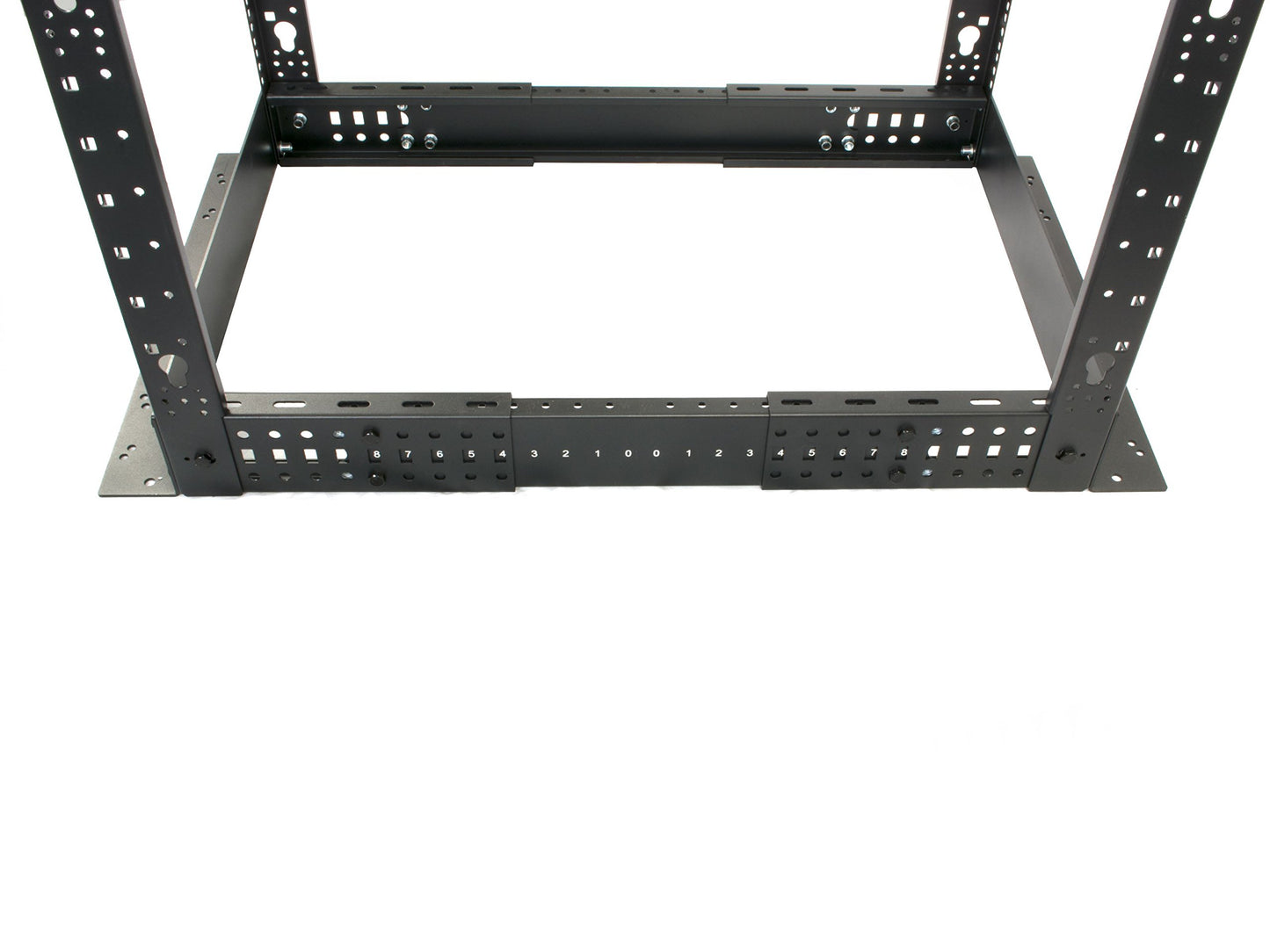 Networx™ Free Standing Open Frame Network Racks (48U, 4 Post - Cage Nuts)