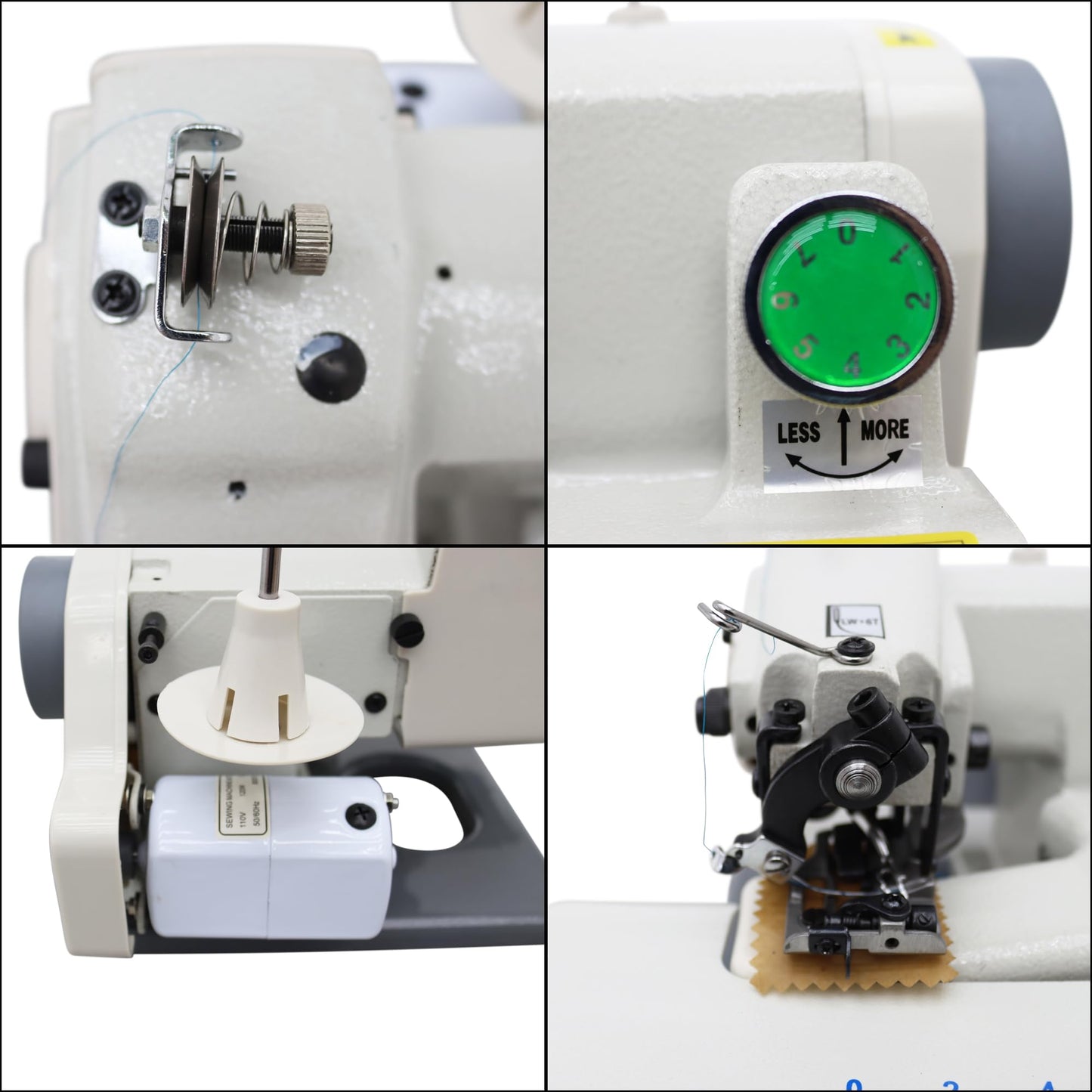 PreAsion 110V Portable Blindstitch Sewing Machine - 1200 SPM High - Speed, Create Invisible Seams & Blind Hem Chain Stitches Effortlessly, Perfect for Professional & Home Use