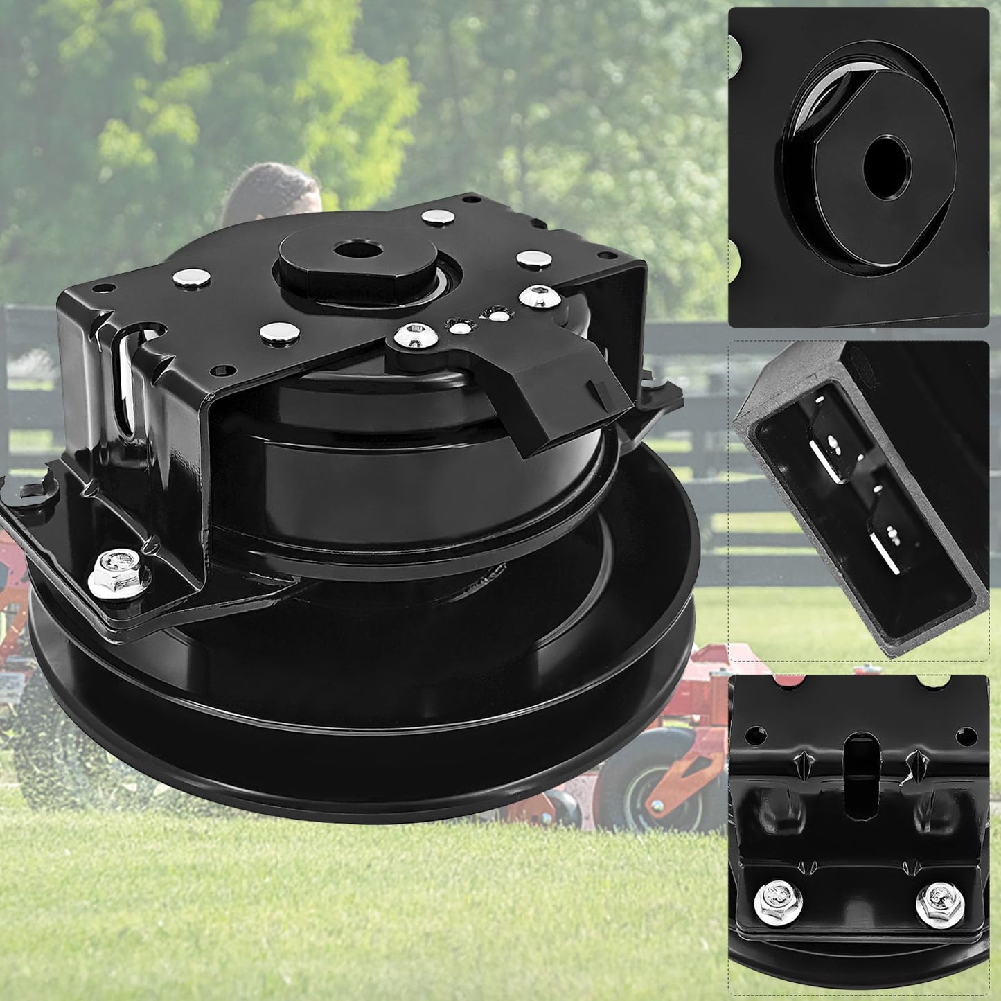 Kartiyer 59118500 Electric PTO Clutch Replacement for Ariens Apex 48 52 60 for Gravely ZT HD 44 48 52 60 Pro-Turn 48 52 60 for Ogura Replace# 53797600 05118900