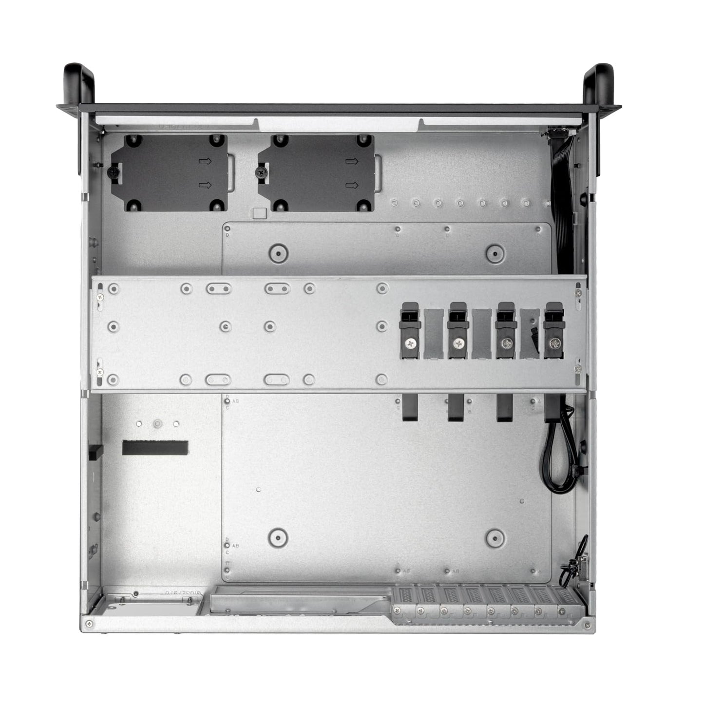 Silverstone Technology RM4A 4U rackmount Server Chassis with Enhanced 360mm radiators Compatibility, SST-RM4A